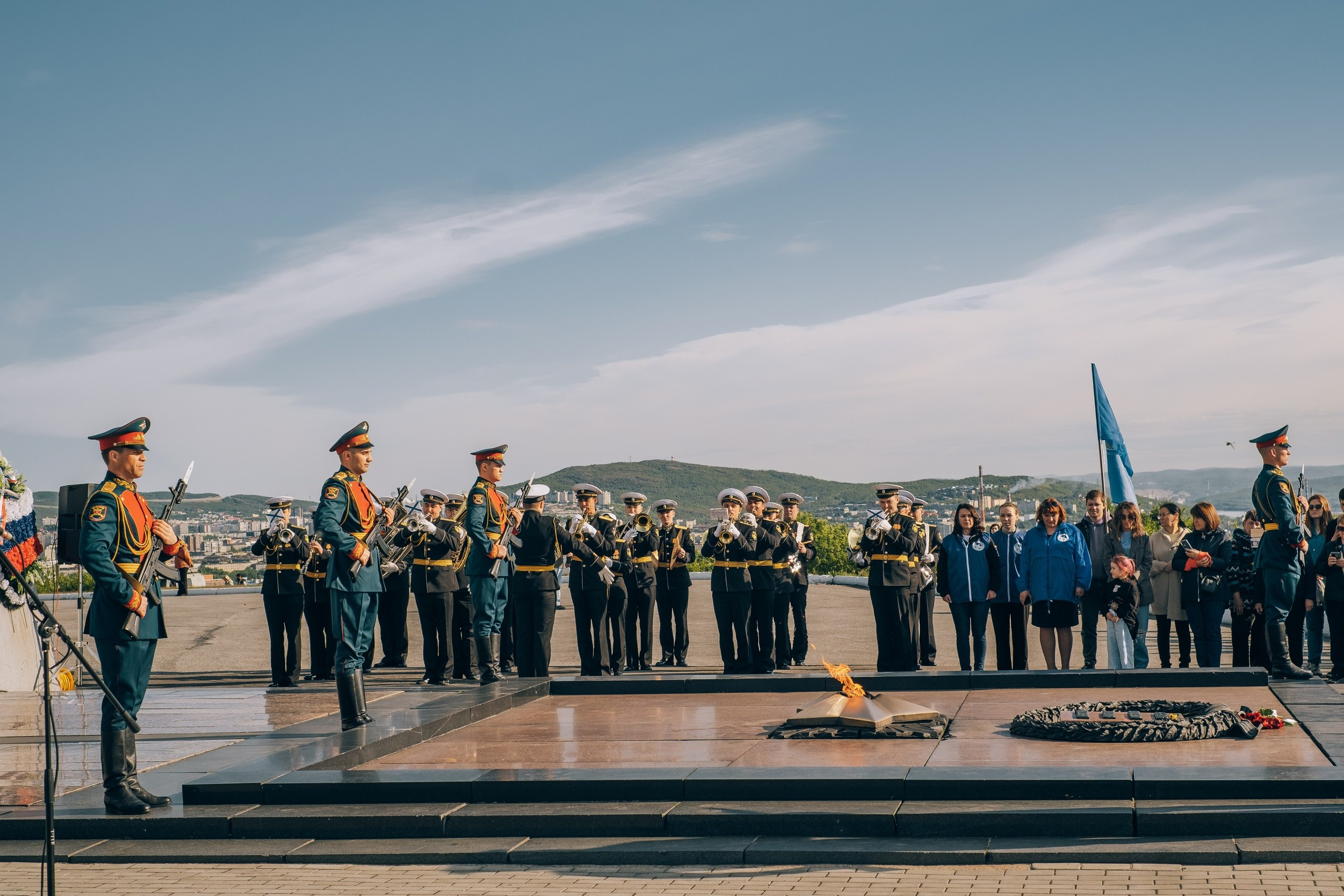 Репортаж церемонии «Путь Победы». Фотограф в Мурманске Полина Аленовская