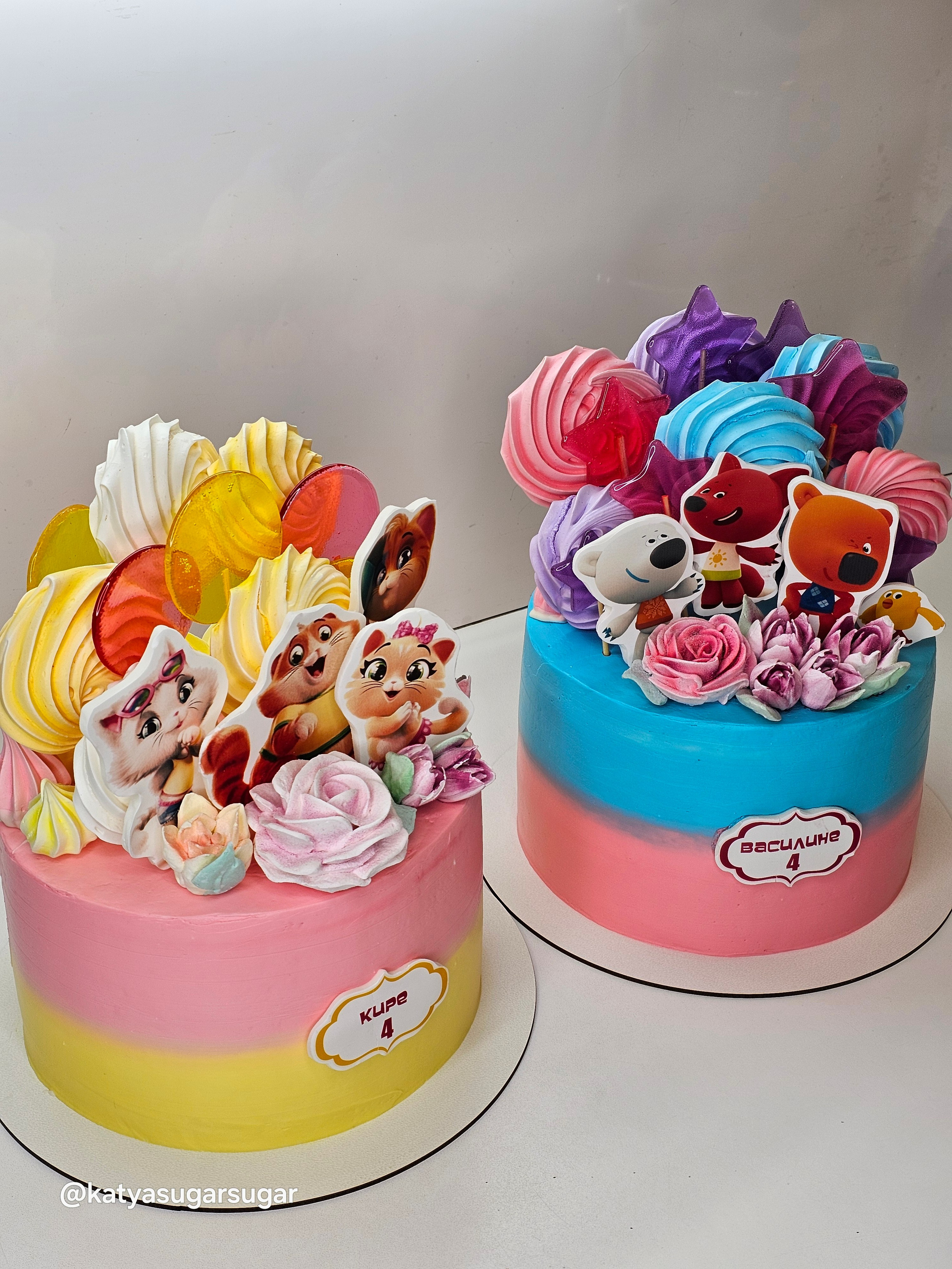 Торты. Katyasugarsugar капкейки, зефир, торты Москва