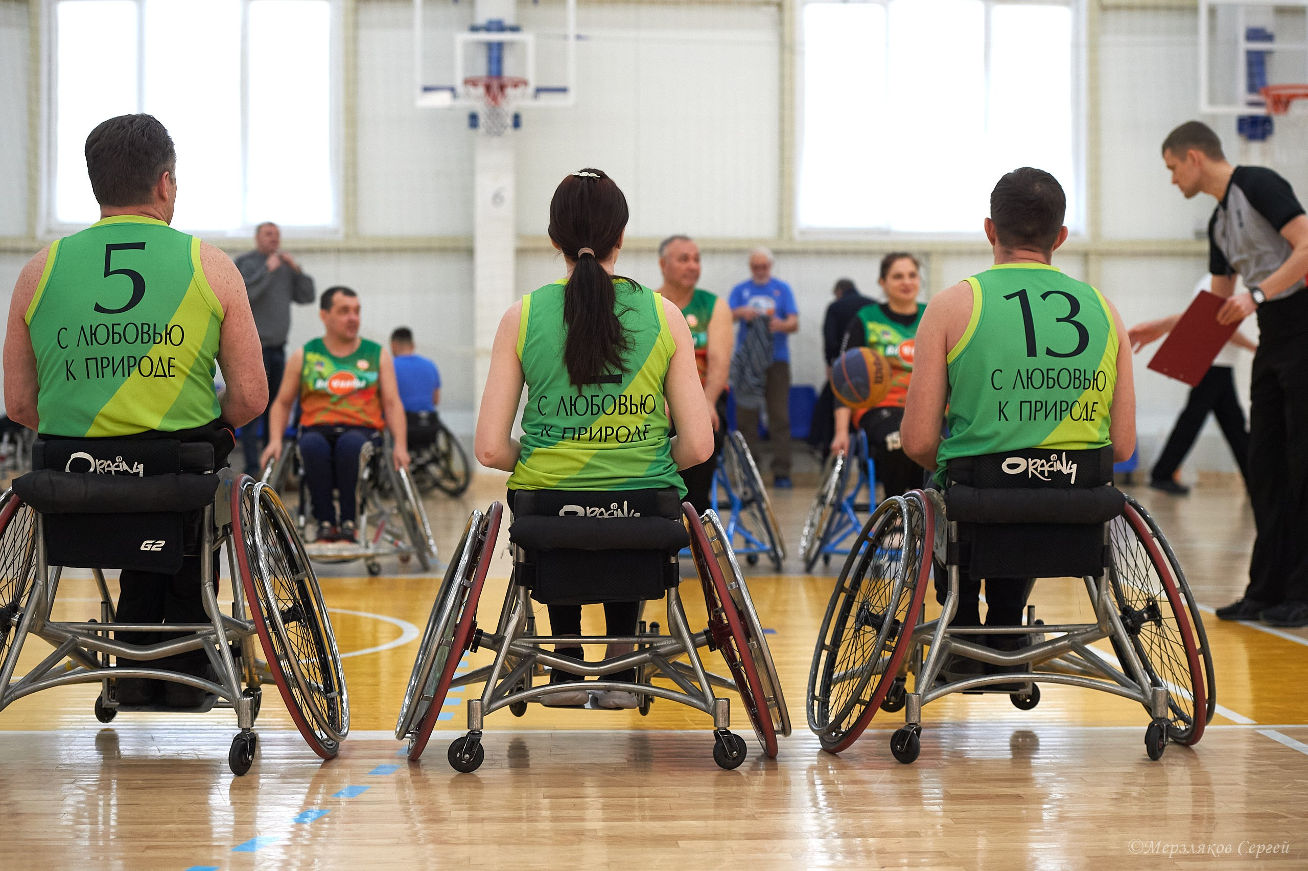 X традиционный Рождественский турнир по баскетболу на колясках. Ижевск. Спортивный репортажный фотограф в Ижевске Сергей Мерзляков