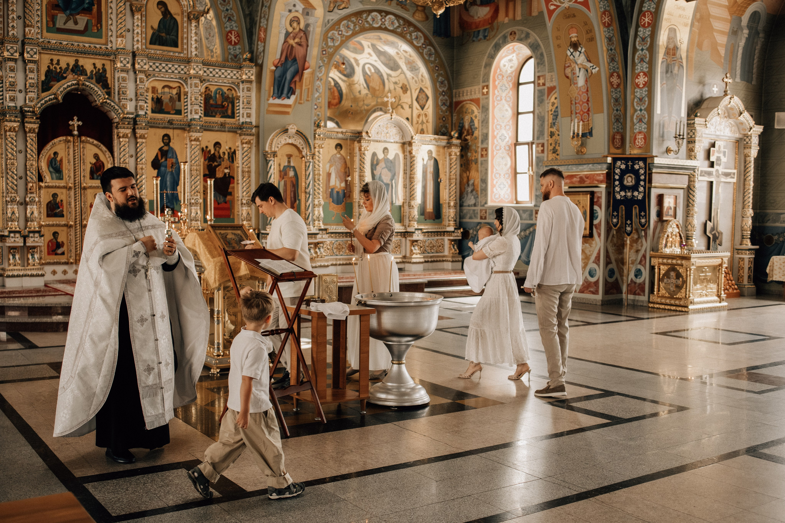 Съемка крещения в Воронеже, фотосессия крещения
