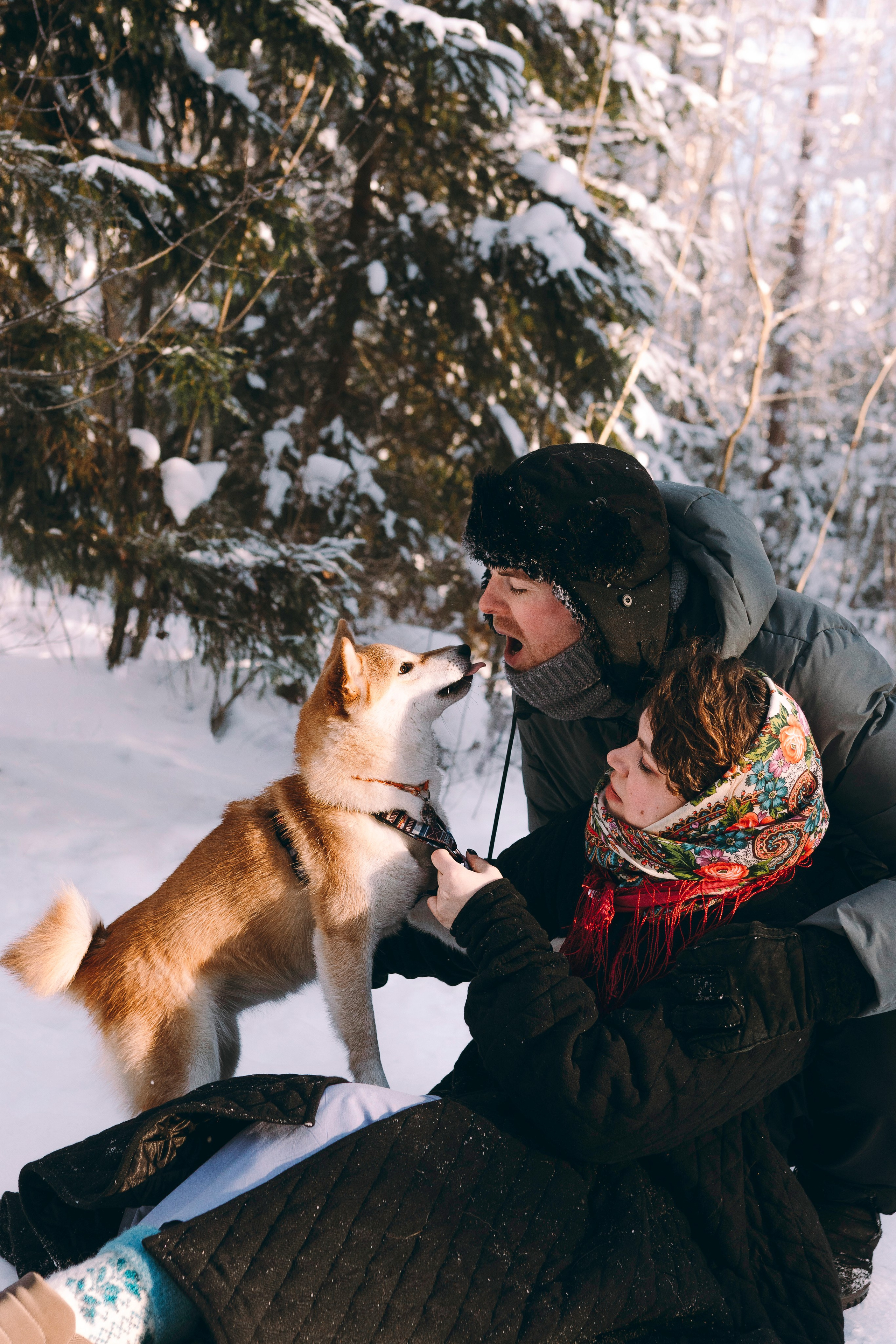 Каори, Анна и Антон. Фотограф анималист в Спб недорого Олеся Майорова