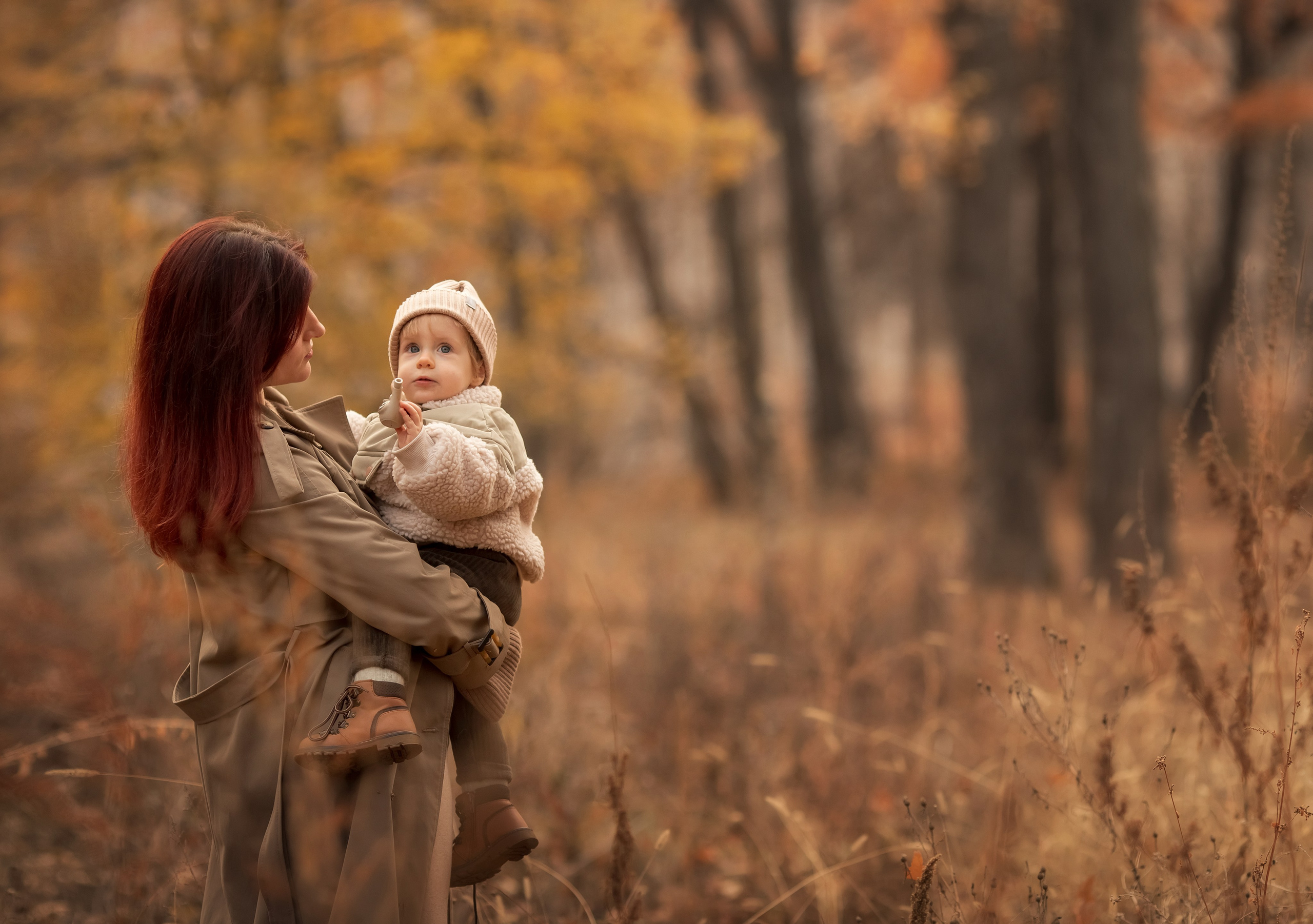 Осень в лесу. Семейный и детский фотограф в Саратове Полина Коткина
