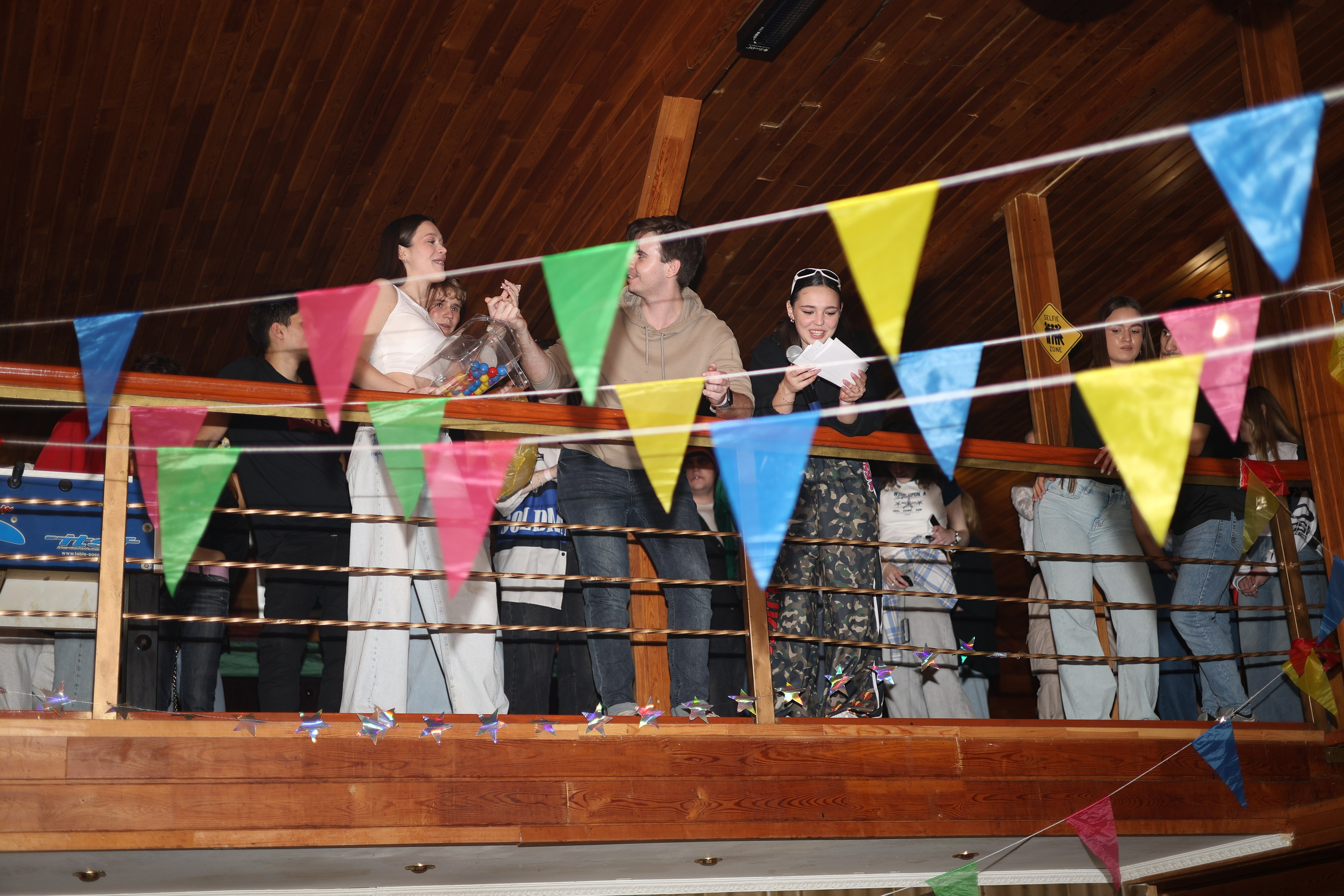 Student american-style party. Mintonov's Film Studio