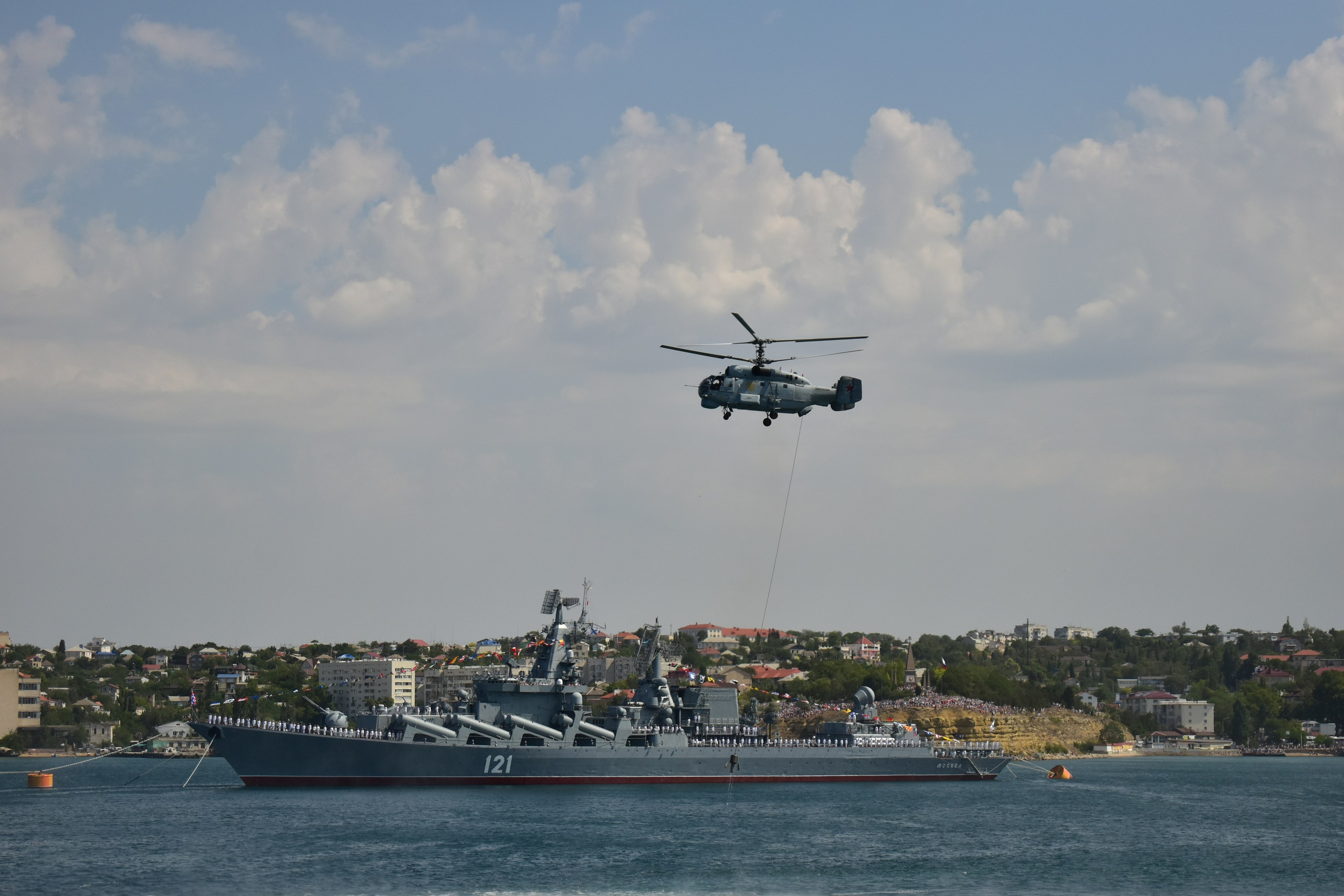 Парад ВМФ. Фотограф-ретушер в Крыму Юля Лобурец