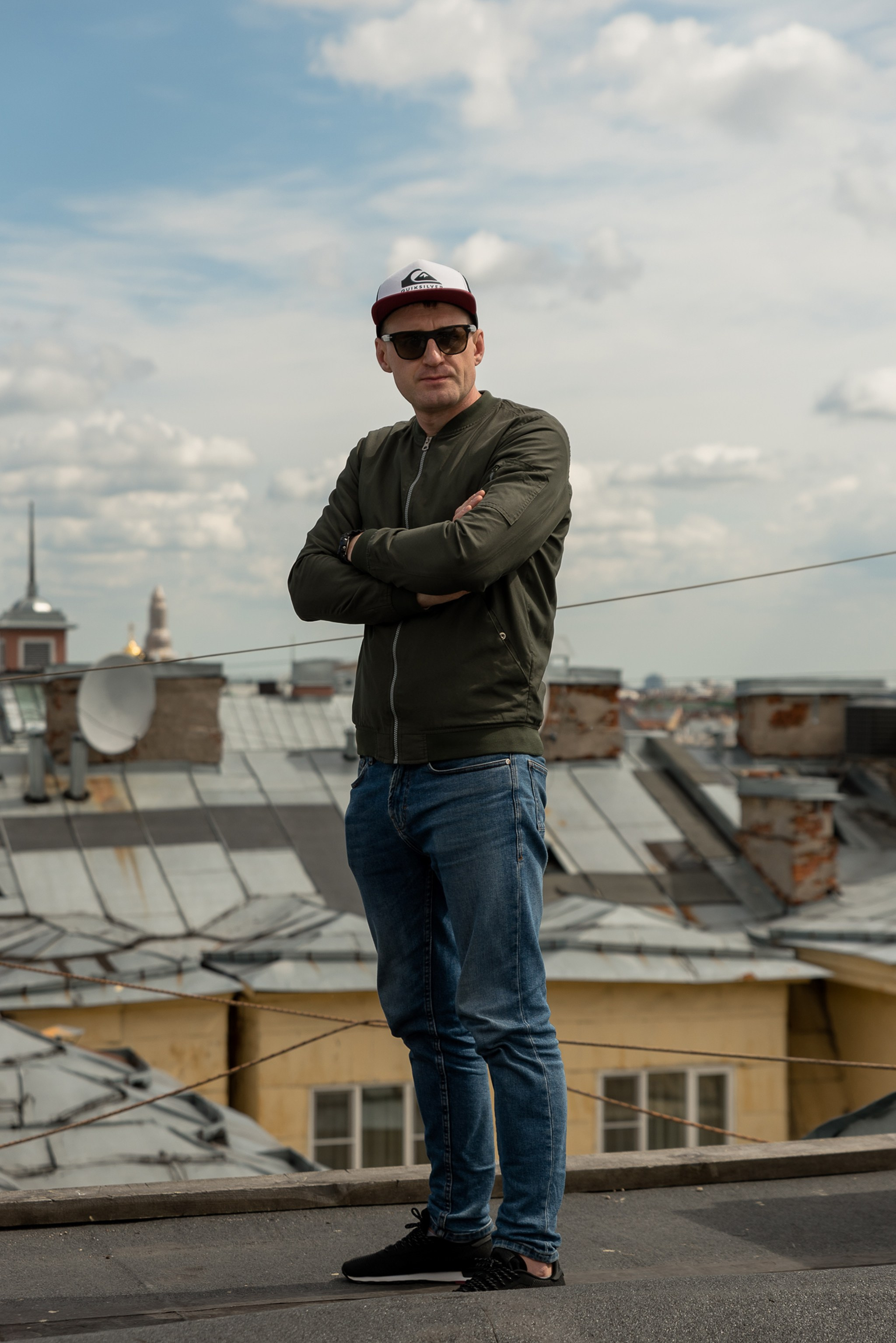 Крыша у Исаакиевского собора. Свадебный и семейный фотограф из Санкт-Петербурга Климов Анатолий