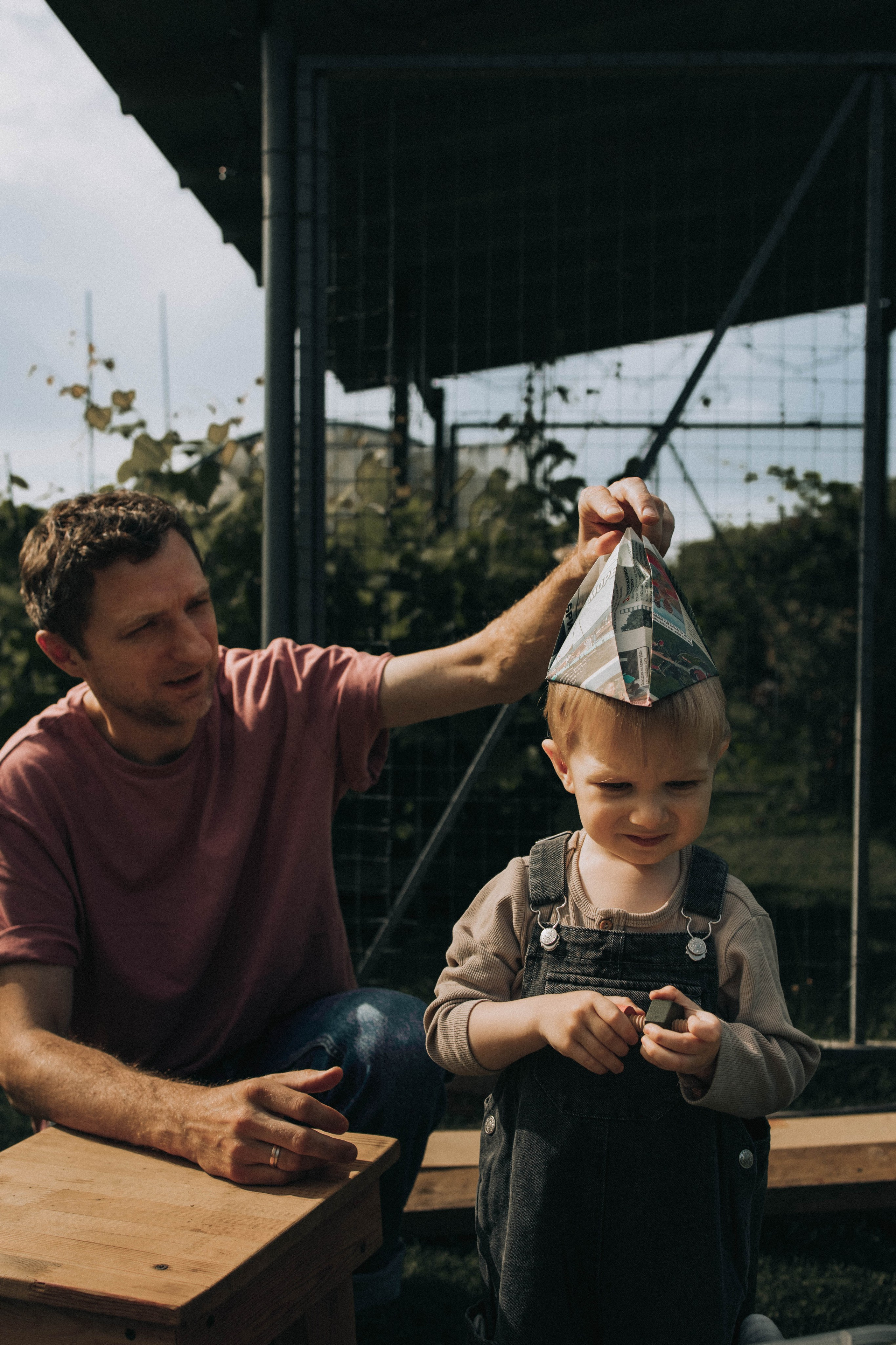 Стройка с дедом. Фотограф lifestylе в Москве Пшеничная Анастасия