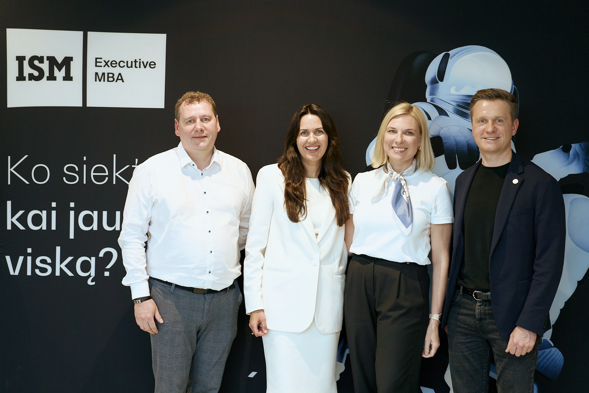 From studies to company strategy: ISM Executive MBA alumni experiences. Photographer in Vilnius