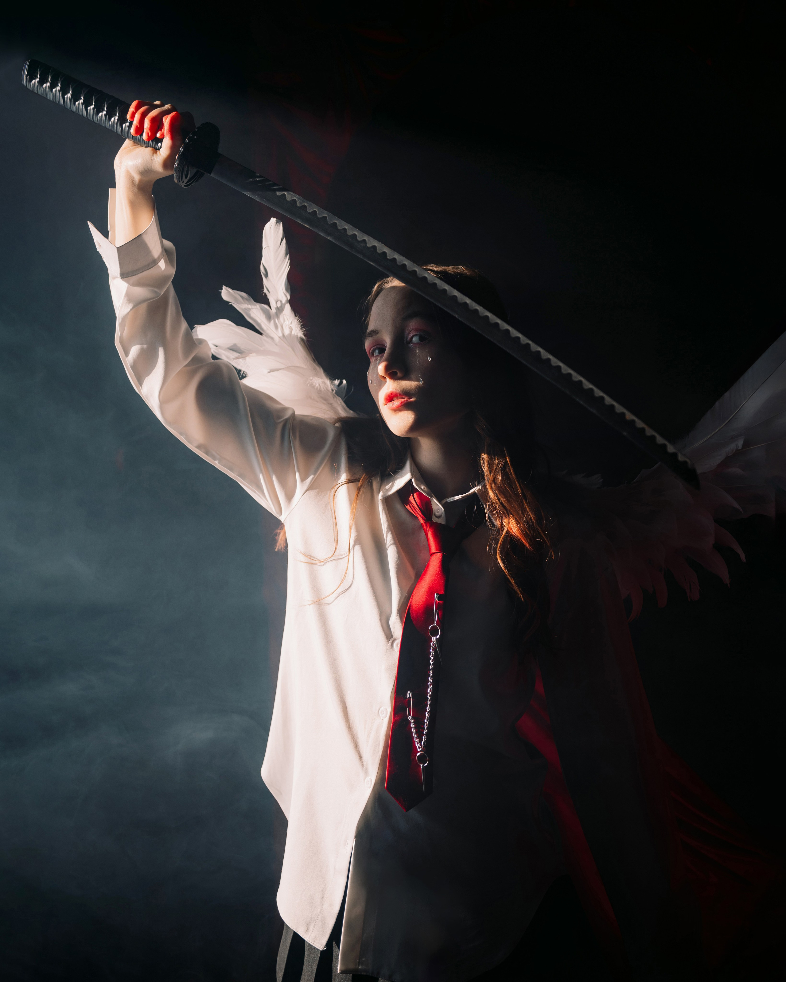 Фотосессия ангел с крыльями в фотостудии LEPOTA в г. Кемерово