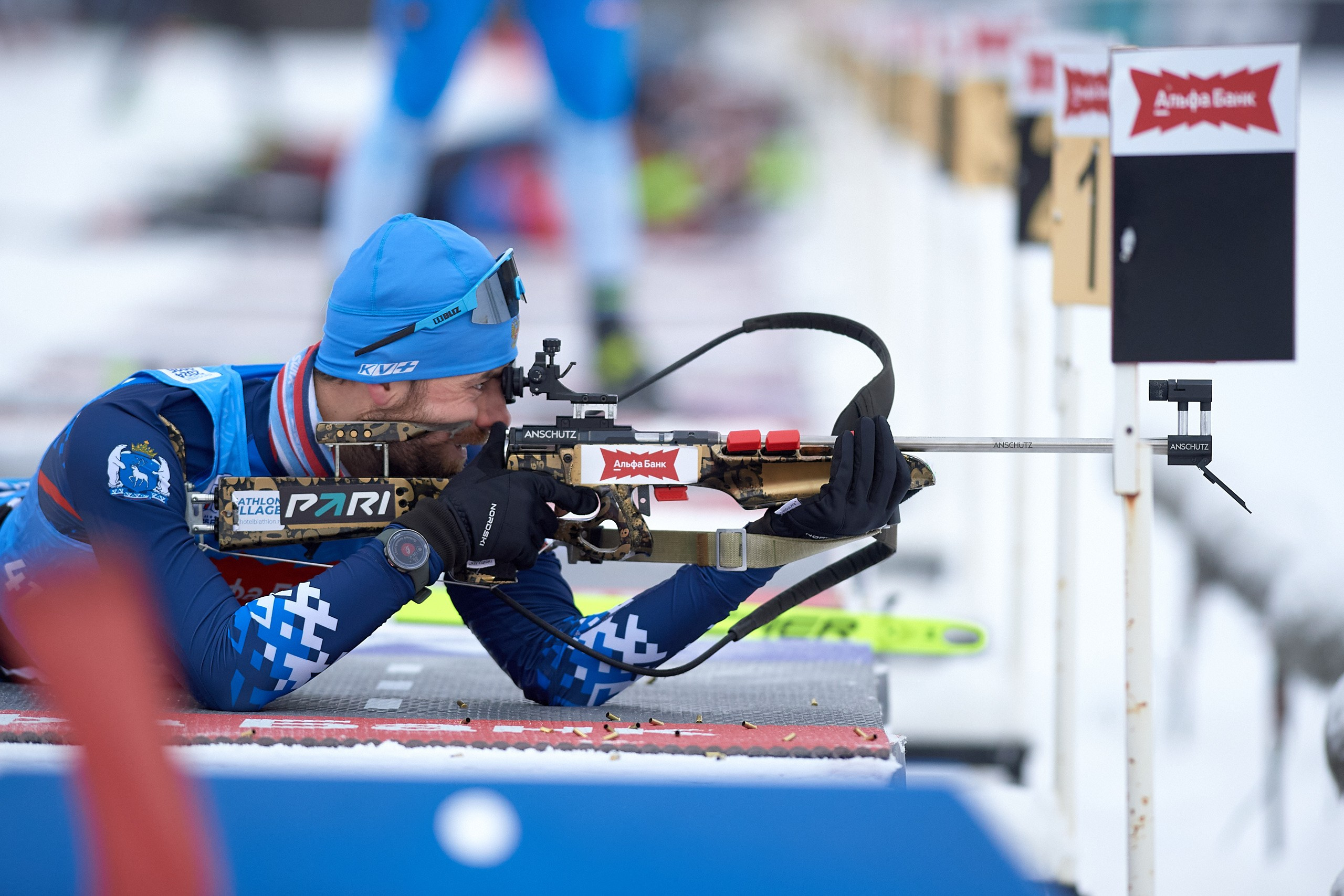 Биатлон. Чемпионат России — 2024/2025, 3-й этап, Ижевск. Ижевская винтовка. Спортивный репортажный фотограф в Ижевске Сергей Мерзляков