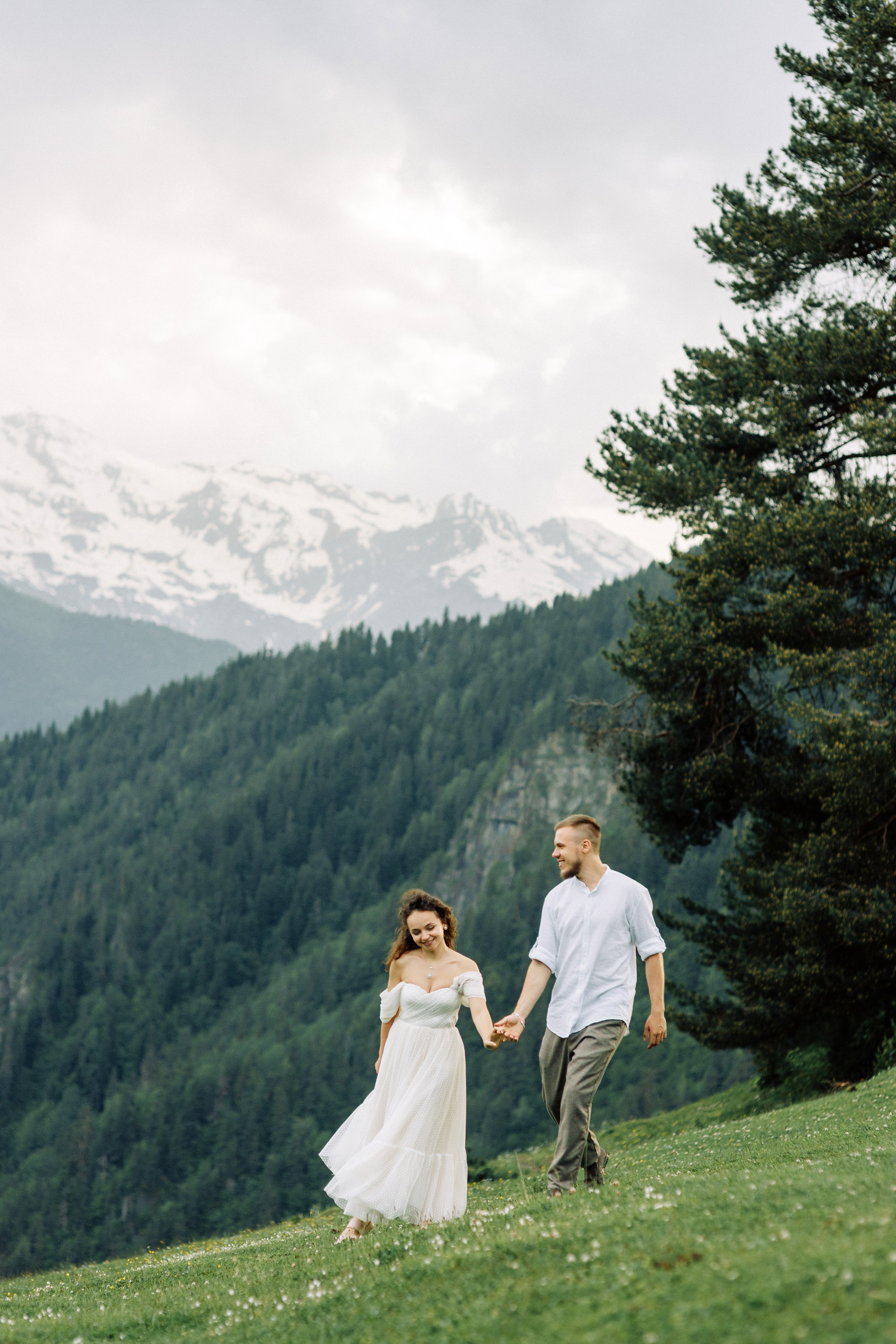 Свадьба в горах Сванетии в Грузии
