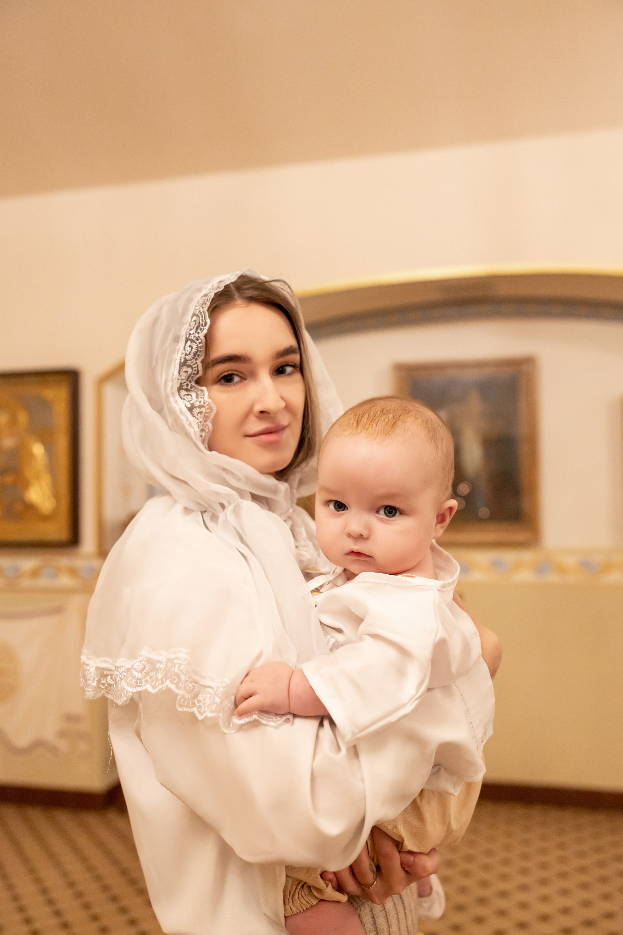 Крещение в Храме Покрова Пресвятой Богородицы. Семейный фотограф в Рязани и Рязанской области