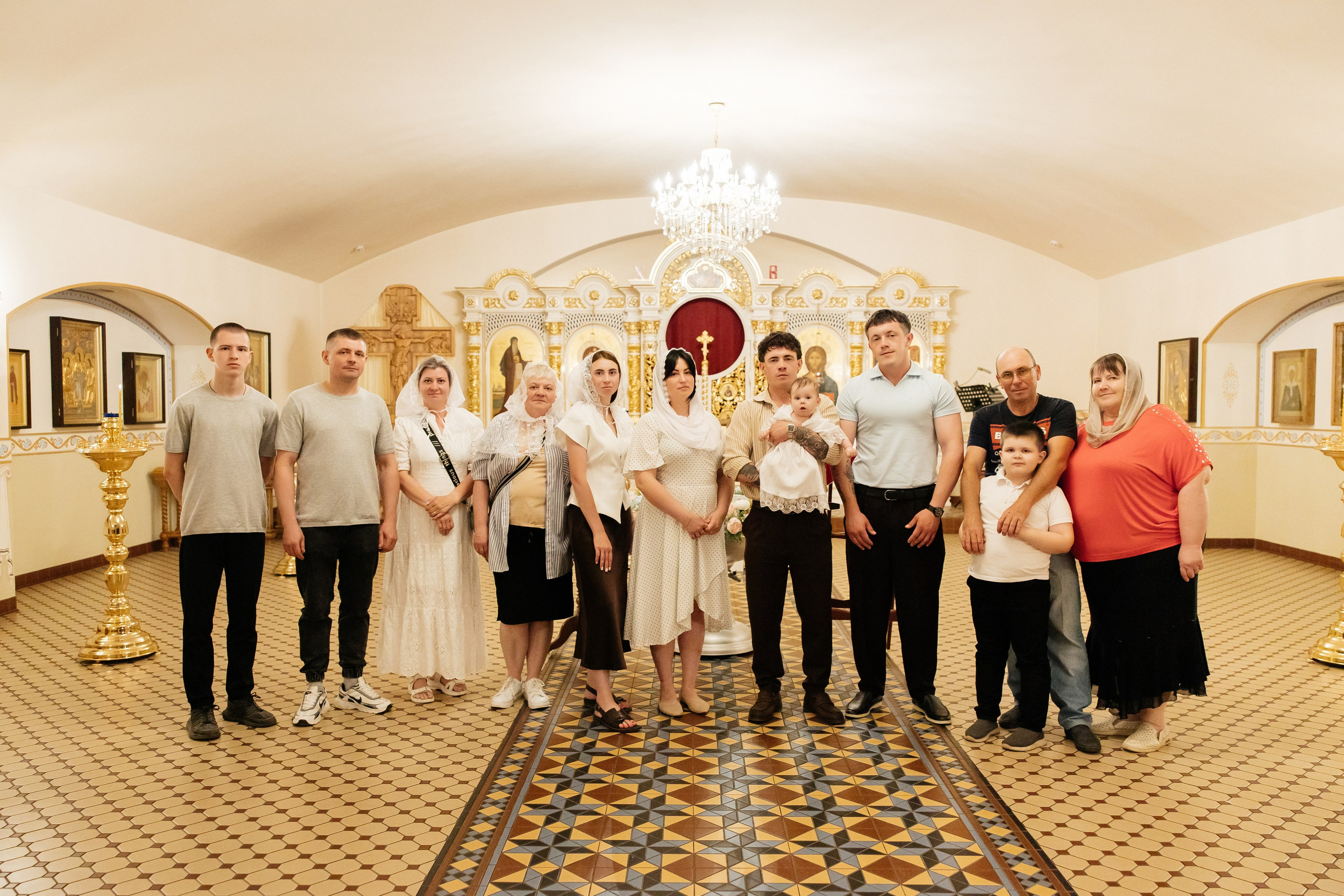 Таинство Крещения Киры. храм покрова премвятой богородицы. Семейный фотограф в Рязани и Рязанской области