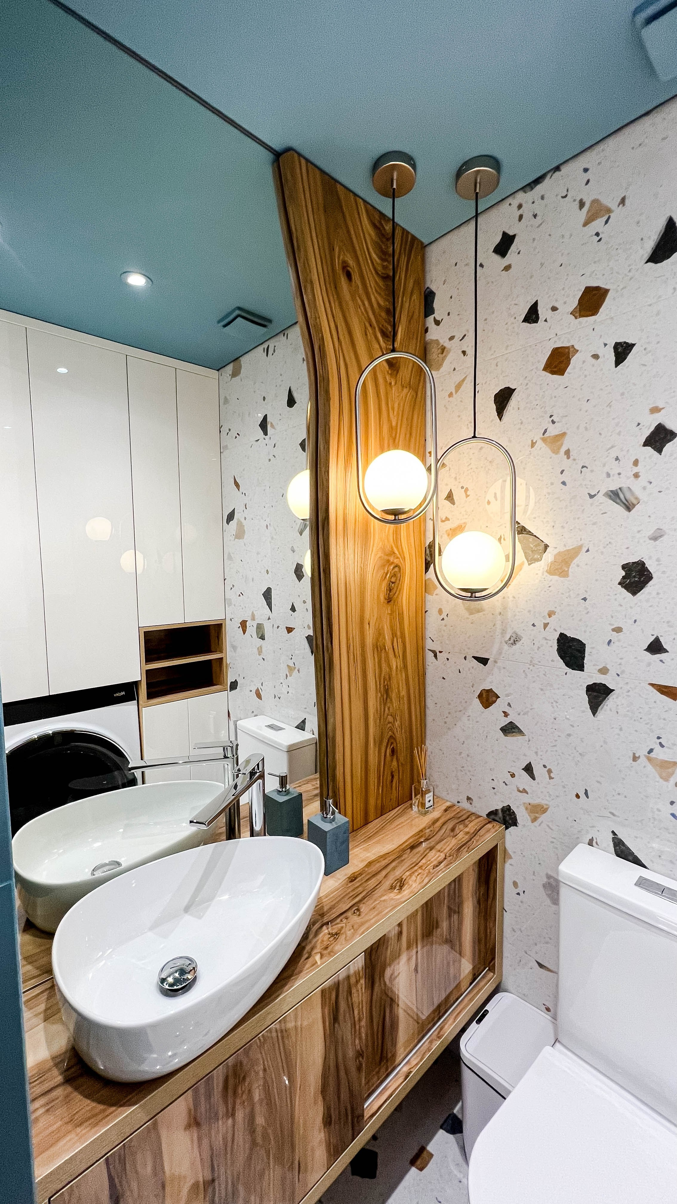 The apartment is in a modern style. Fotograf Dmitrii Donets