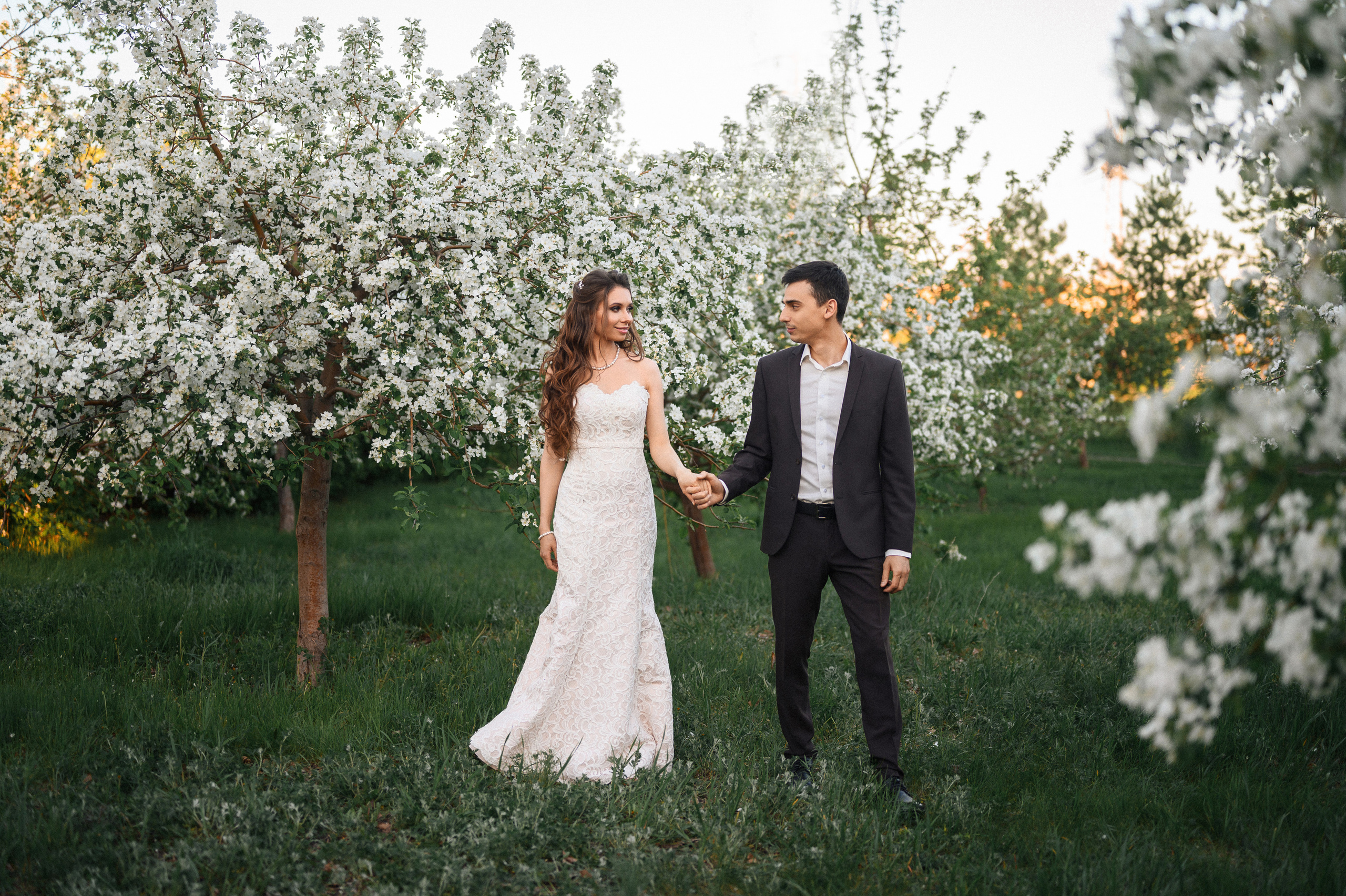 Свадебная фотосессия в цветении