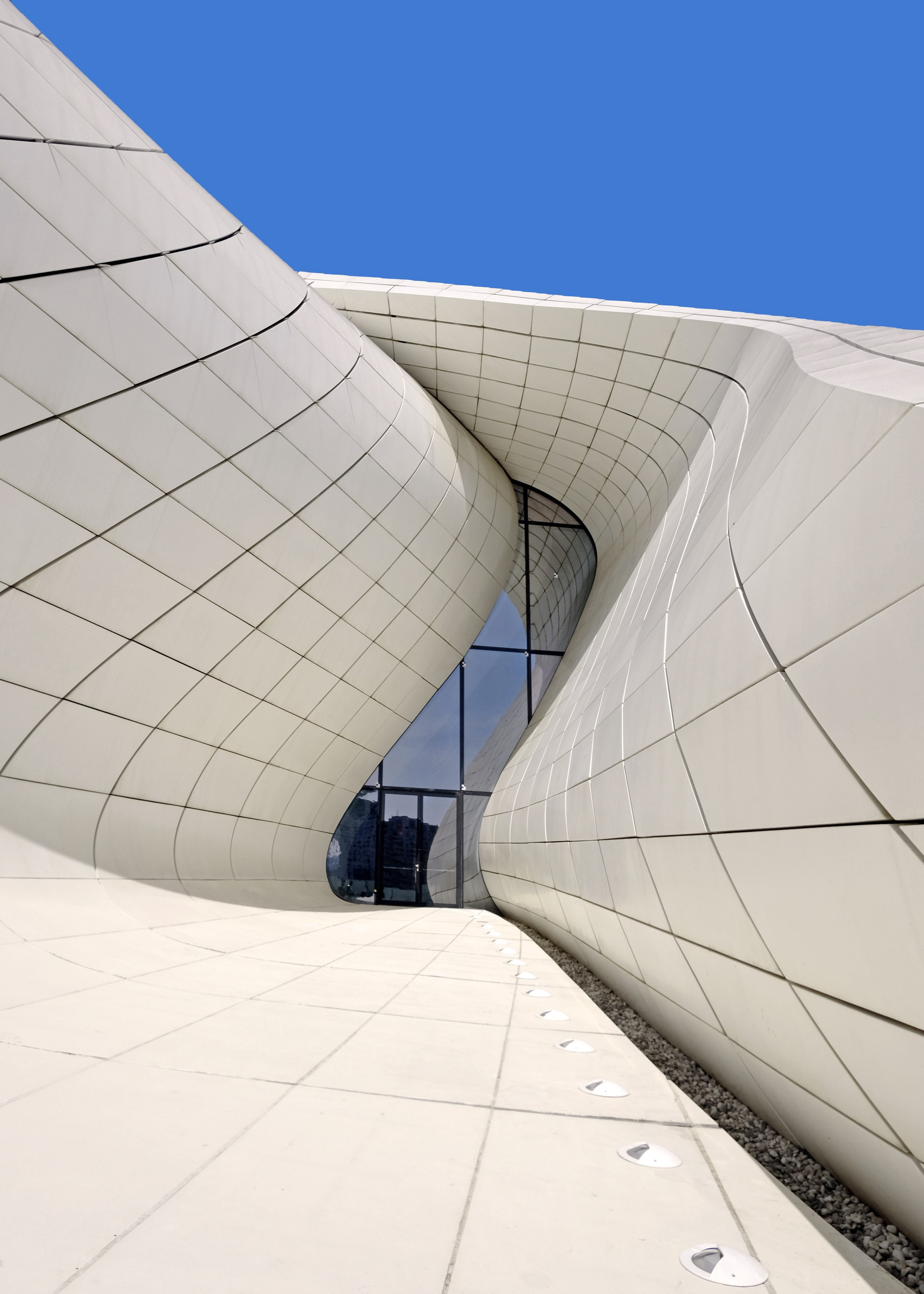 Zaha Hadid Baku Aliev Center. Интерьерный архитектурный фотограф | interior architectural photographer