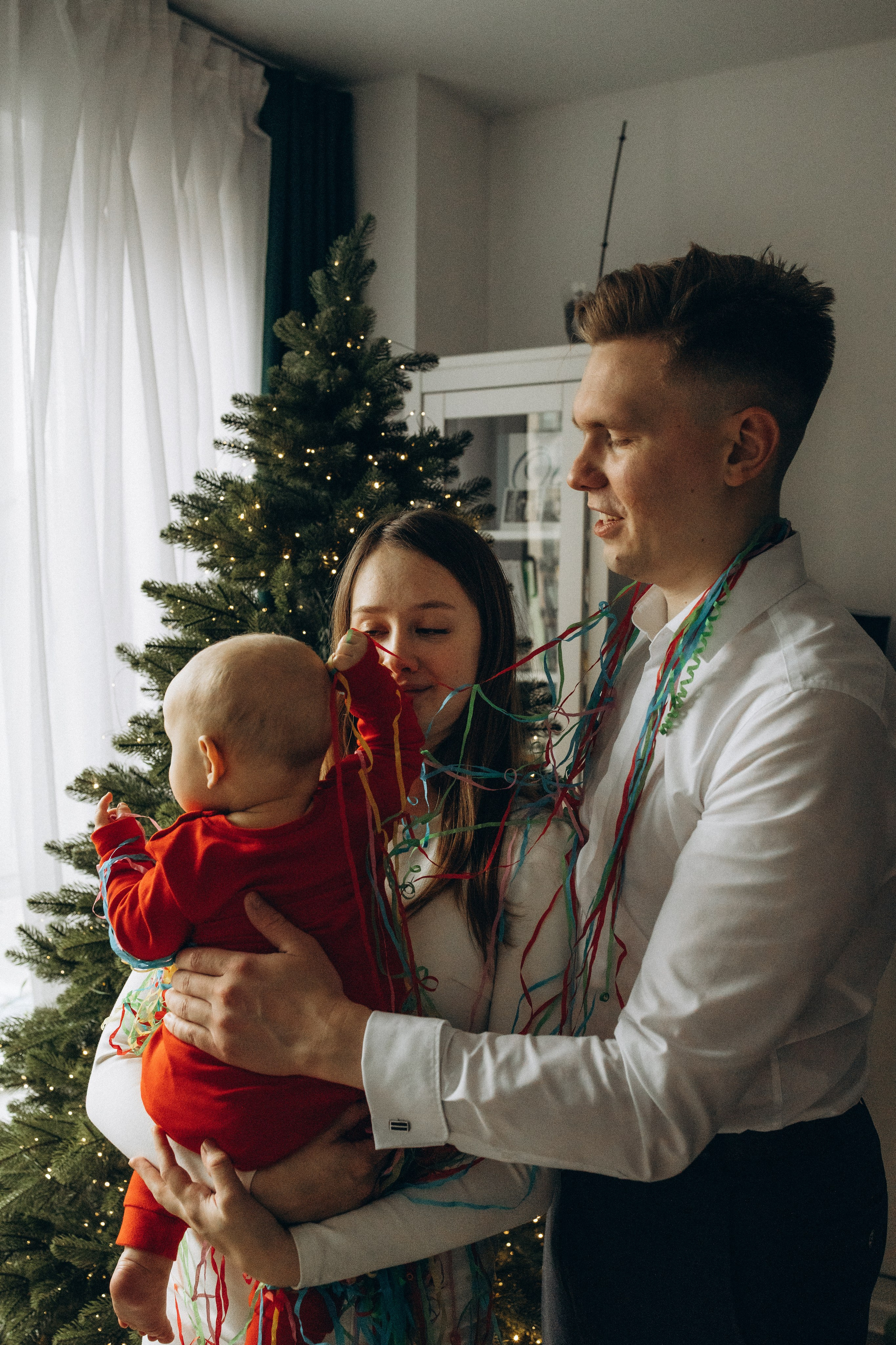 Первый Новый год Андрюши. Фотограф lifestylе в Москве Пшеничная Анастасия