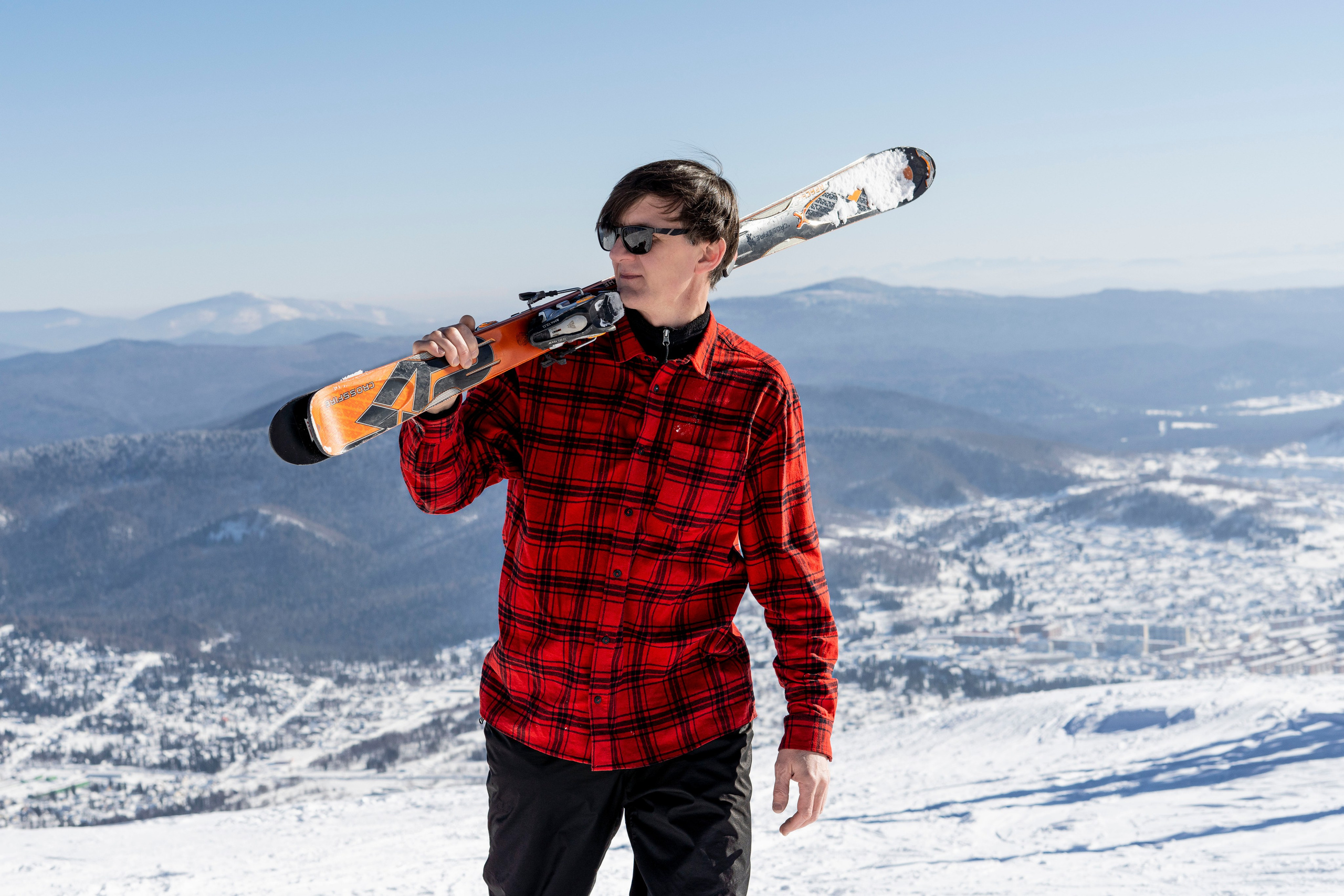 Фотосессия на вершине. Анастасия Паршукова — фотограф Шерегеш Новосибирск