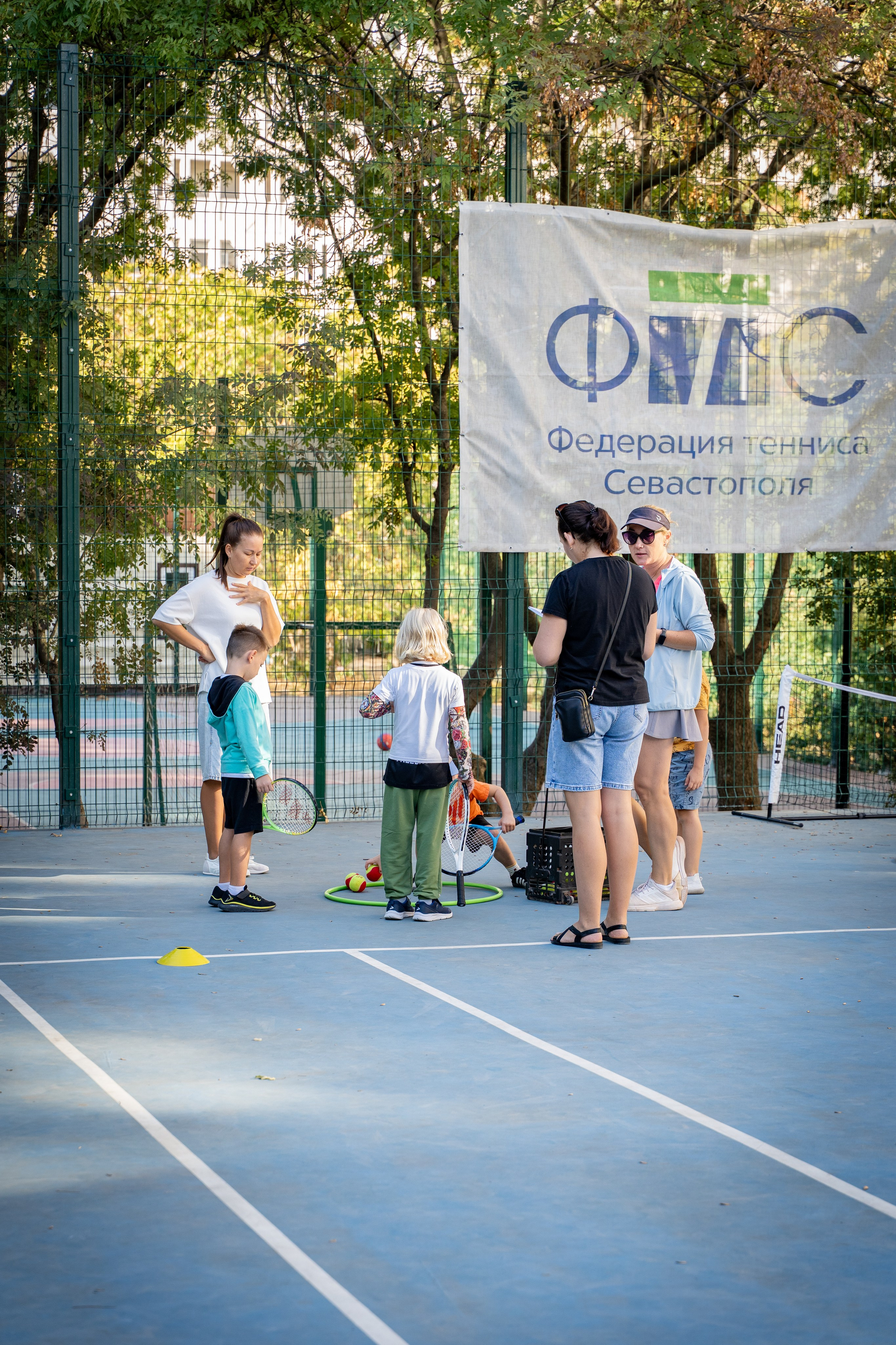 Федерация тенниса Севастополь. Малыши. Анастасия Дунаева. Фотограф в Севастополе