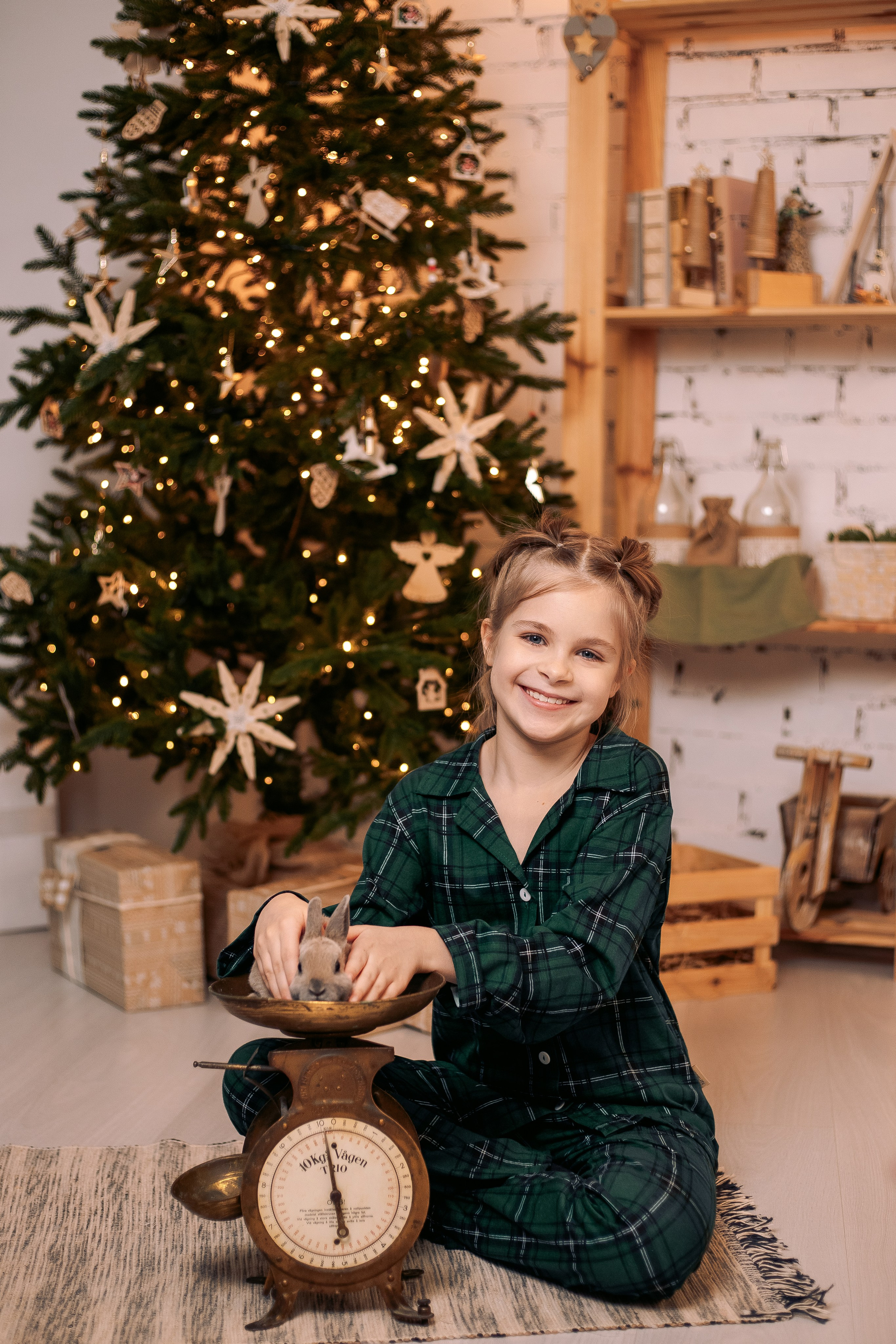 Новогодняя семейная фотосессия в студии OLFI. Фотограф в Санкт-Петербурге, Анна Скворцова