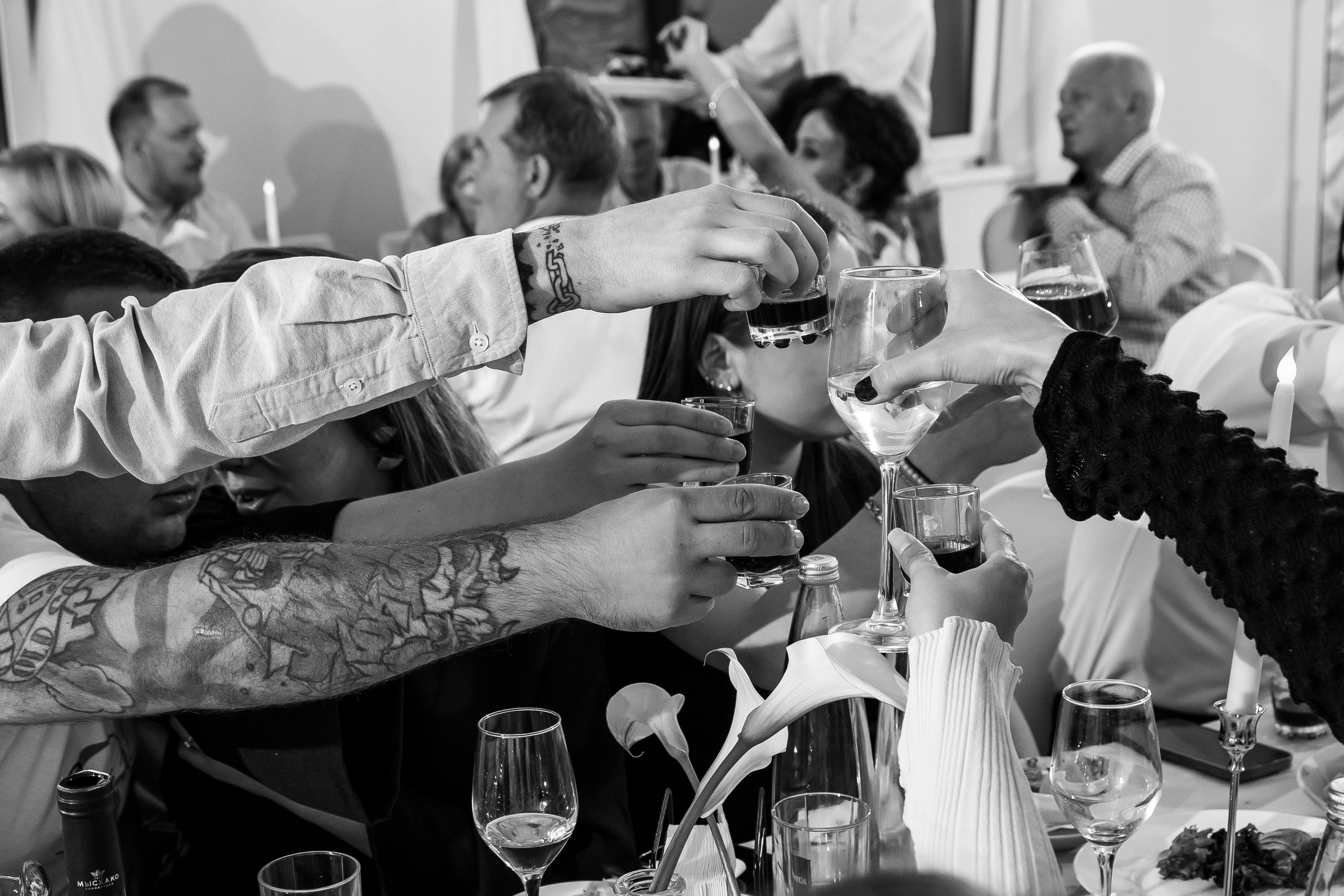 V | A. Чёрно-белая история любви. Свадебный фотограф Настя Шелл г. Череповец