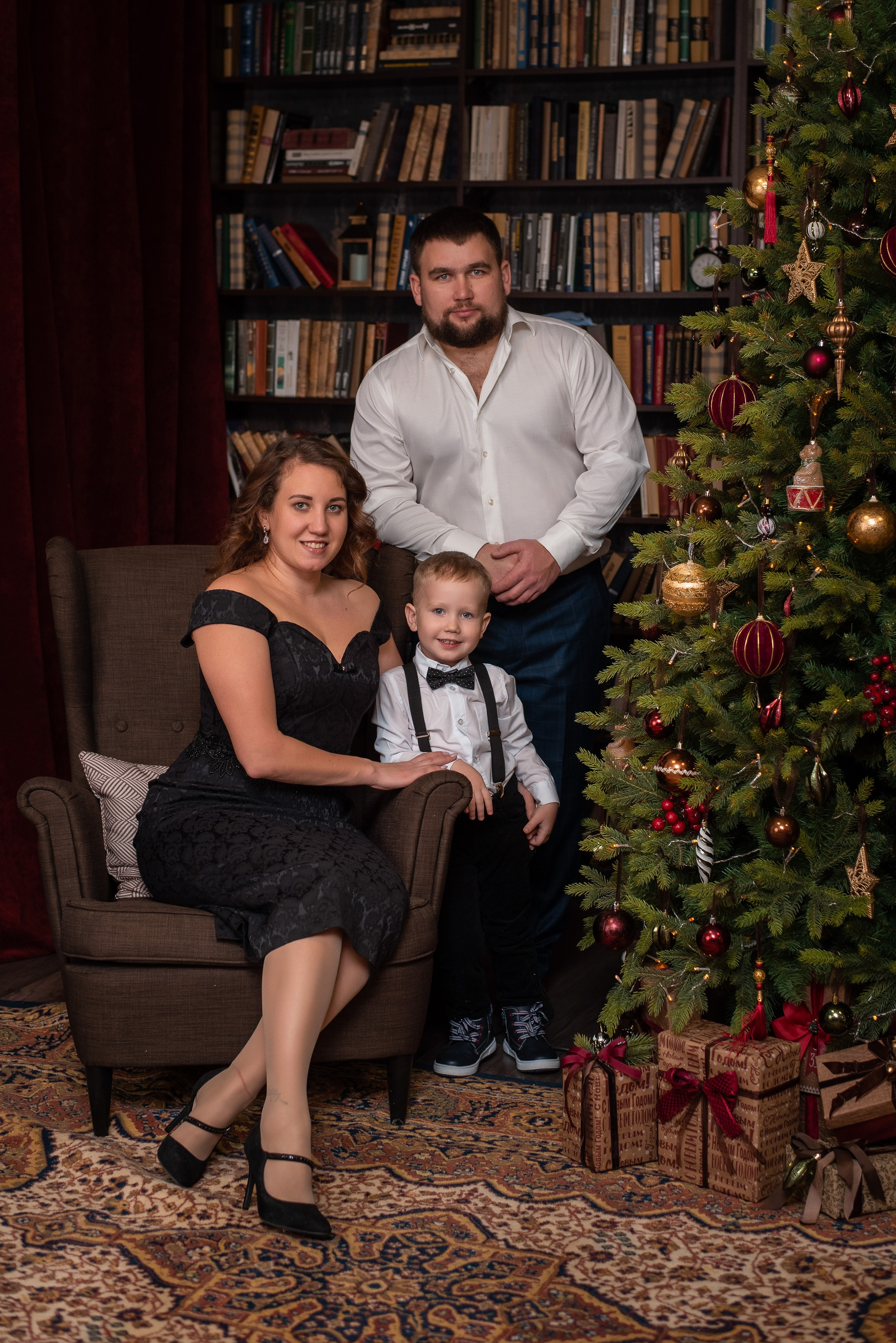 Новый год в студии. Фотографы Ивановы Краснодарский край