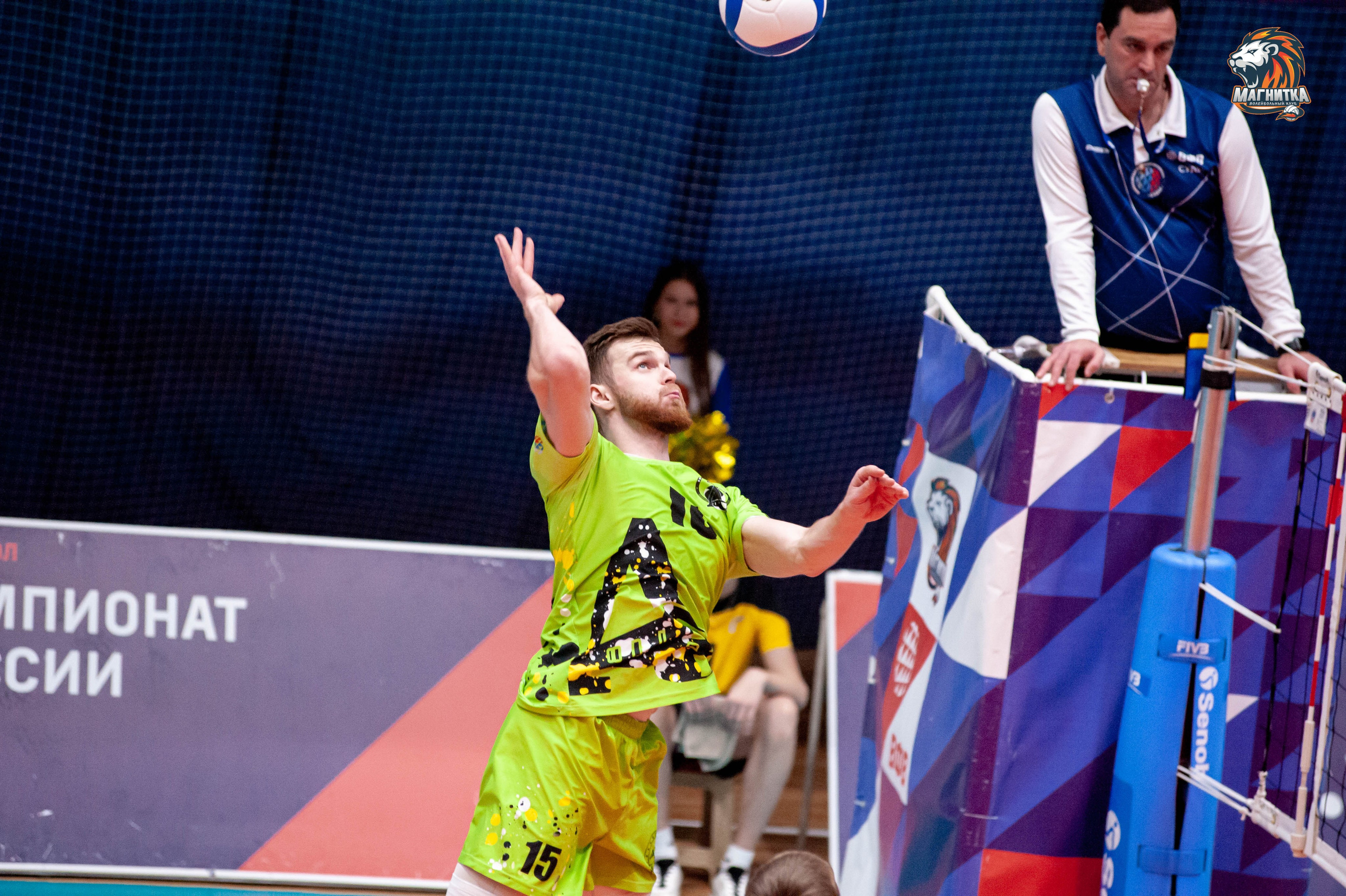 Чемпионат России по волейболу. Высшая лига А. Магнитка — Локомотив-Изумруд. Фотограф Магнитогорск Данил Семенов