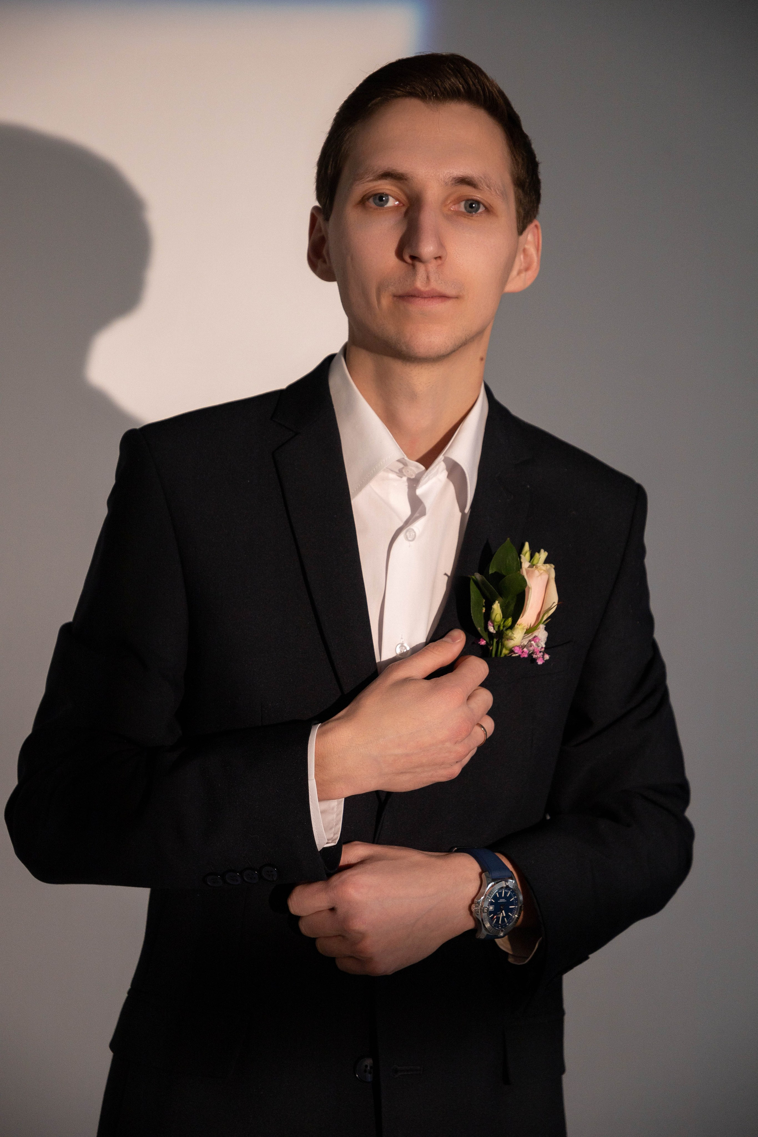 Свадебная фотосессия в студии. Фотограф Анастасия Тихонова