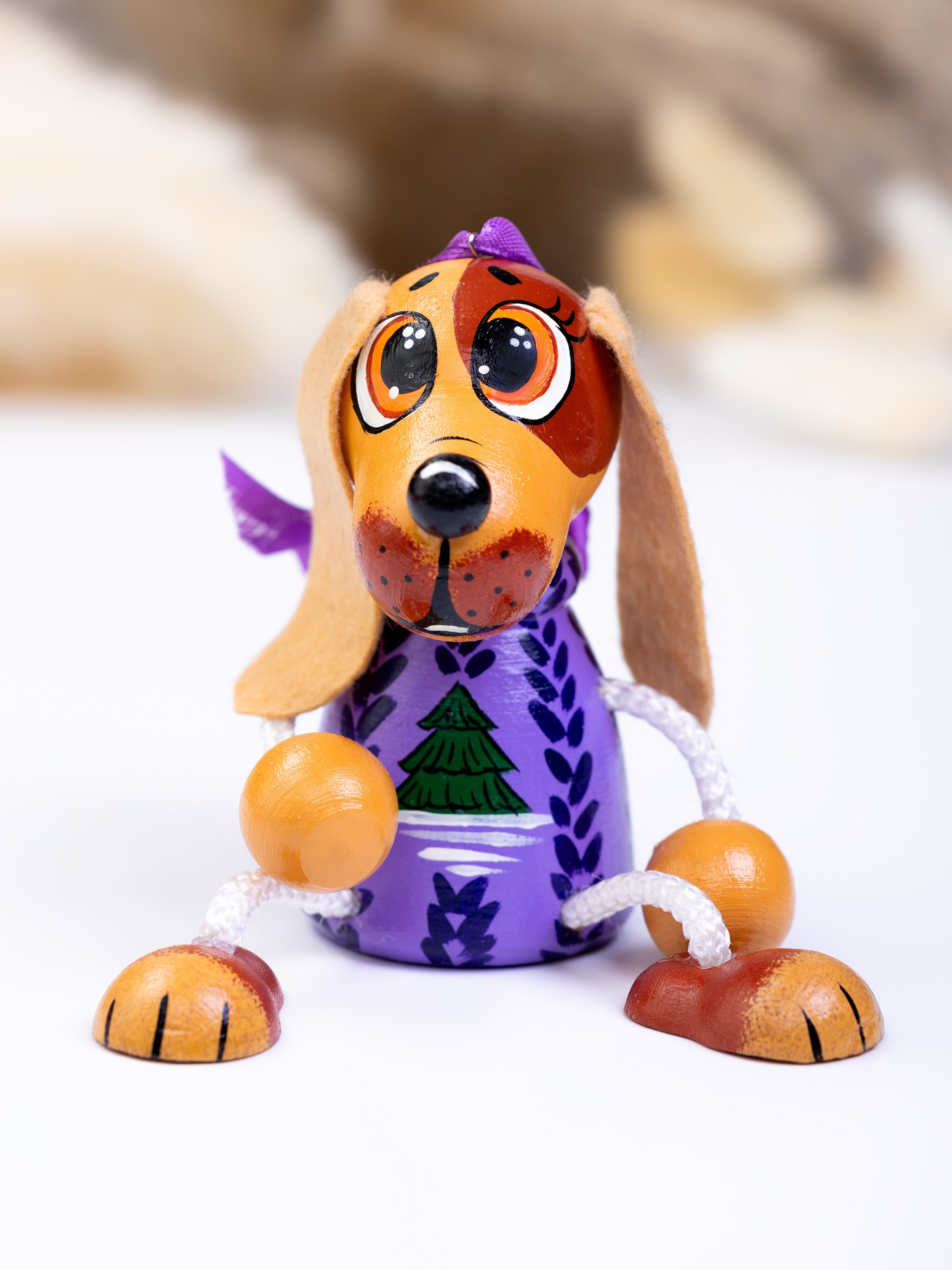 Деревянные игрушки ручной росписи. Фотостудия T-CUBE