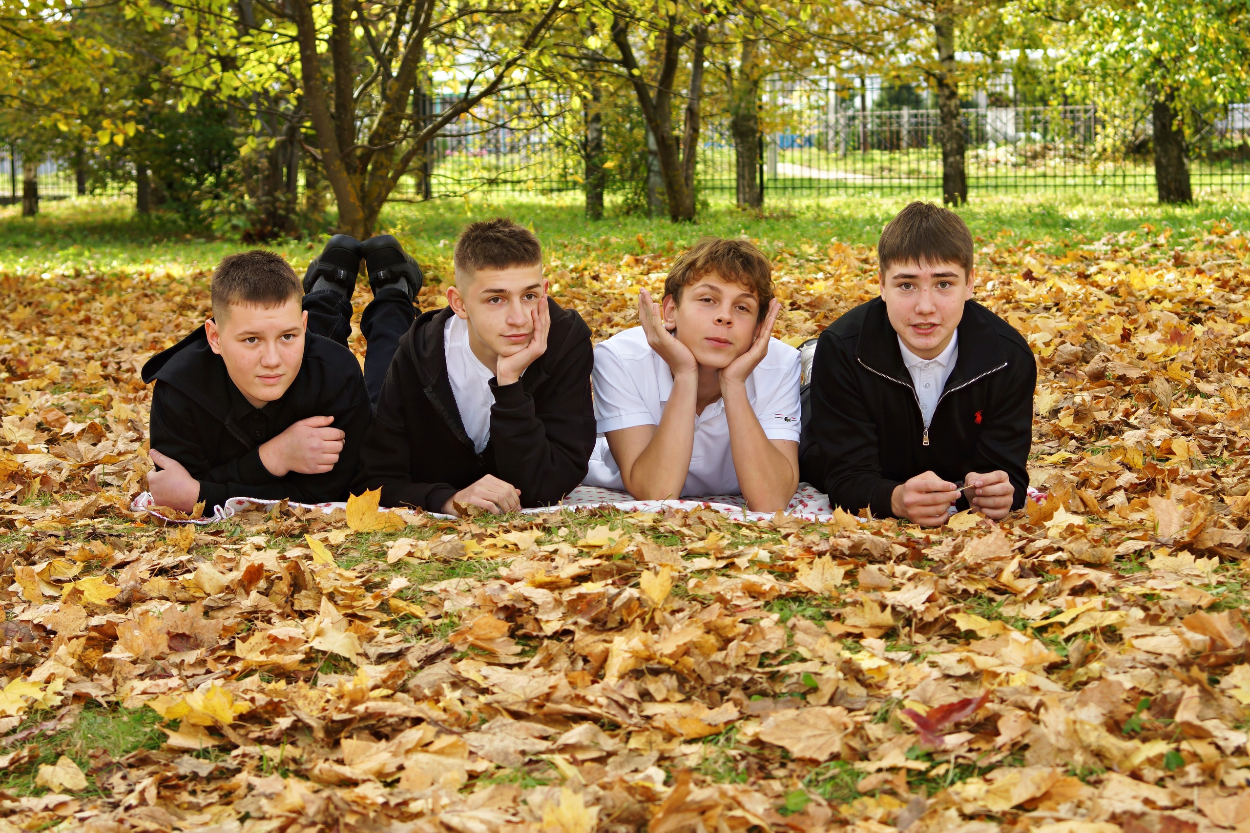 Осенняя фотосессия в школе г. Йошкар-Ола