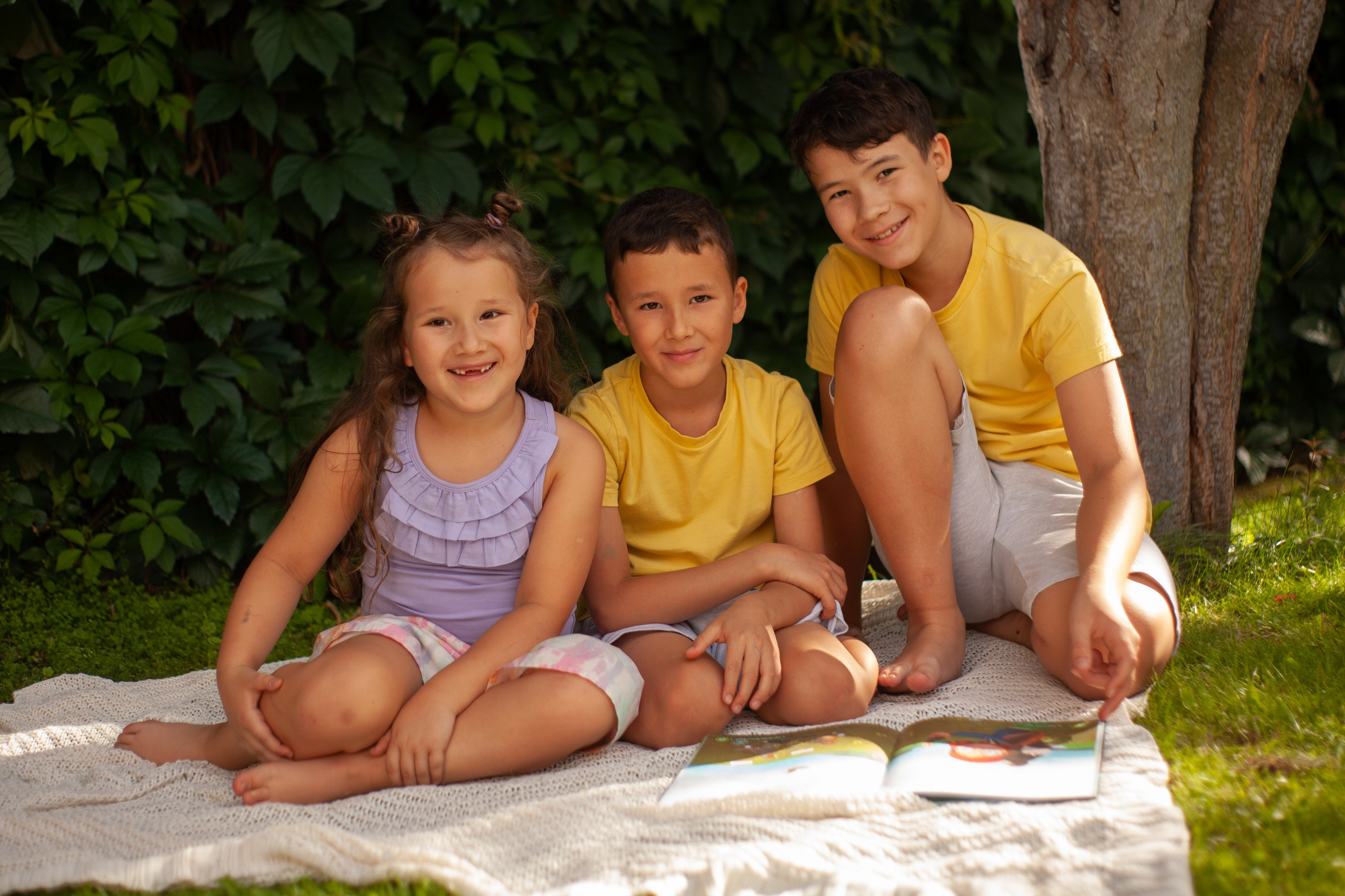 Асель и братья. Детская съёмка в Казани. Марина Лавинская Фотограф из Москвы