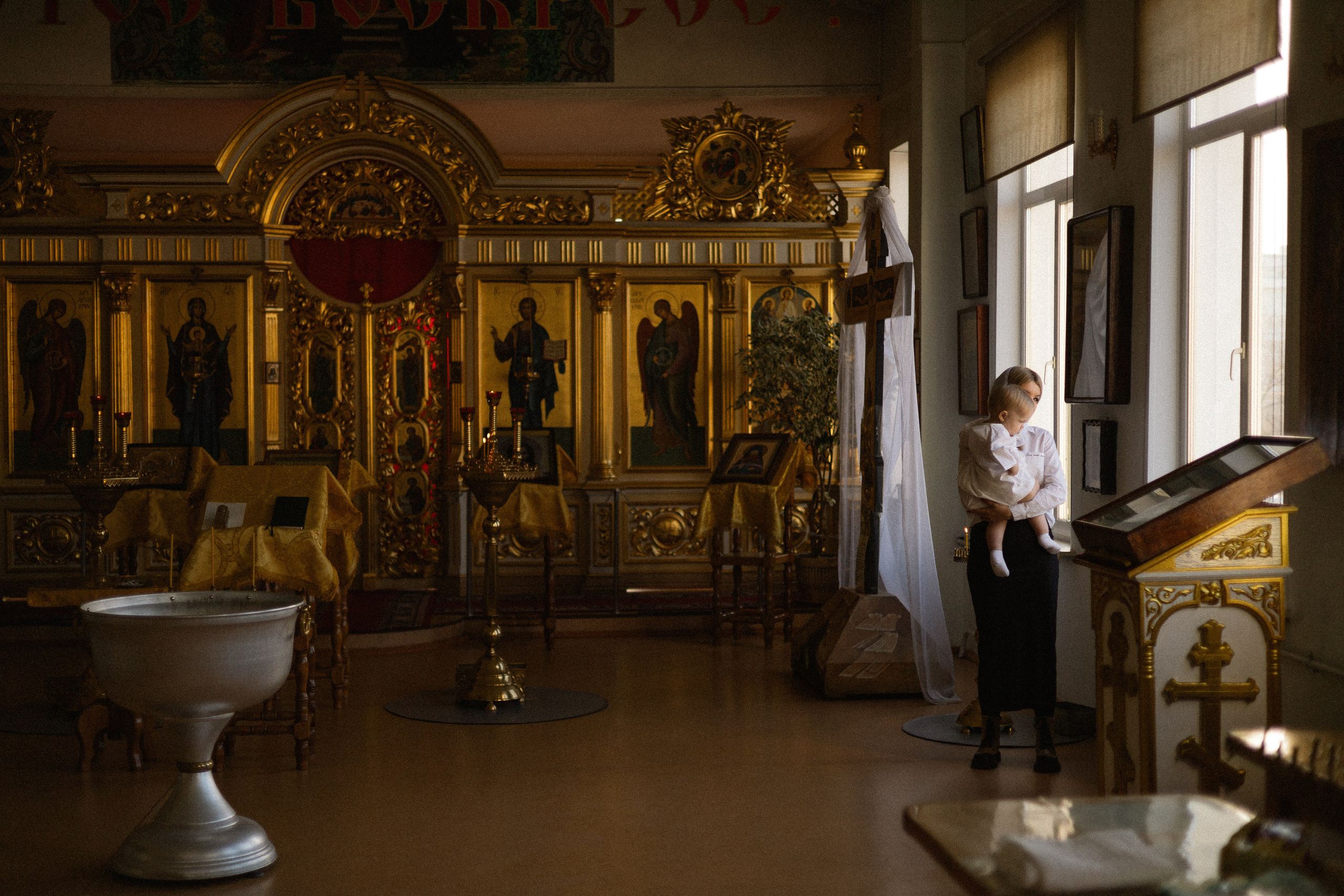 Крещение Лёвы. Фотограф в г. Чита