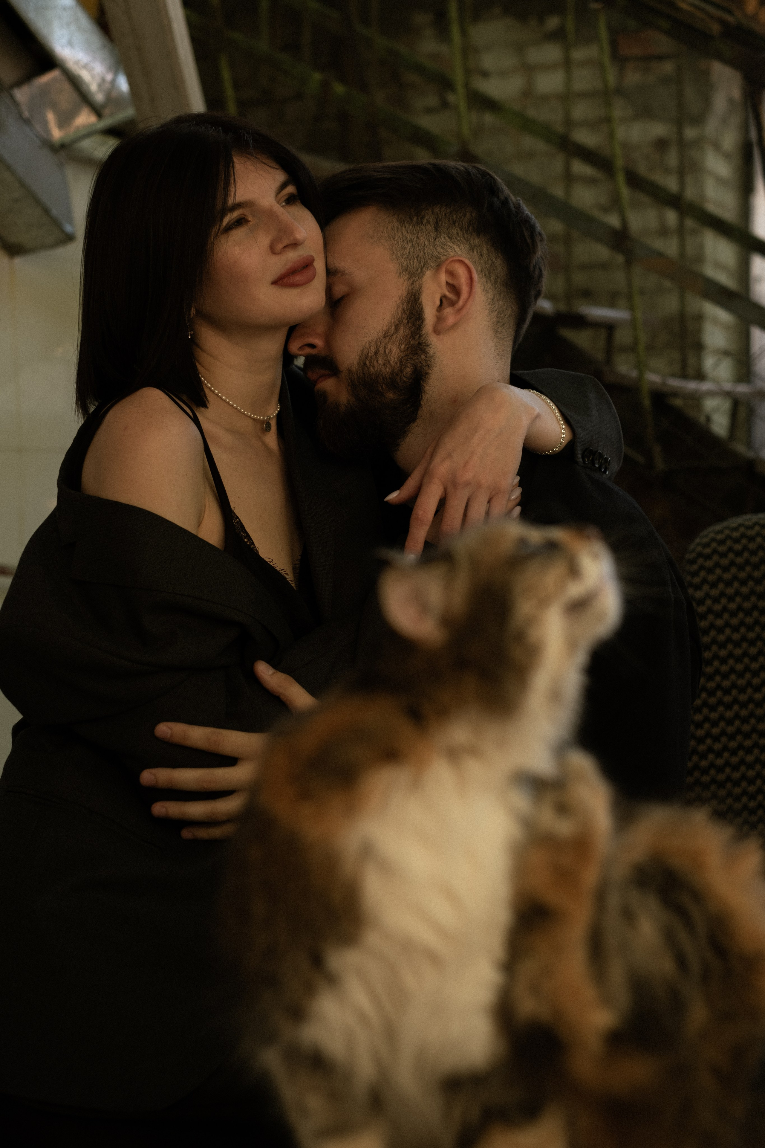 Настя и Максим. Фотограф в Москве. Женский и мужской портрет, лавстори (love story)