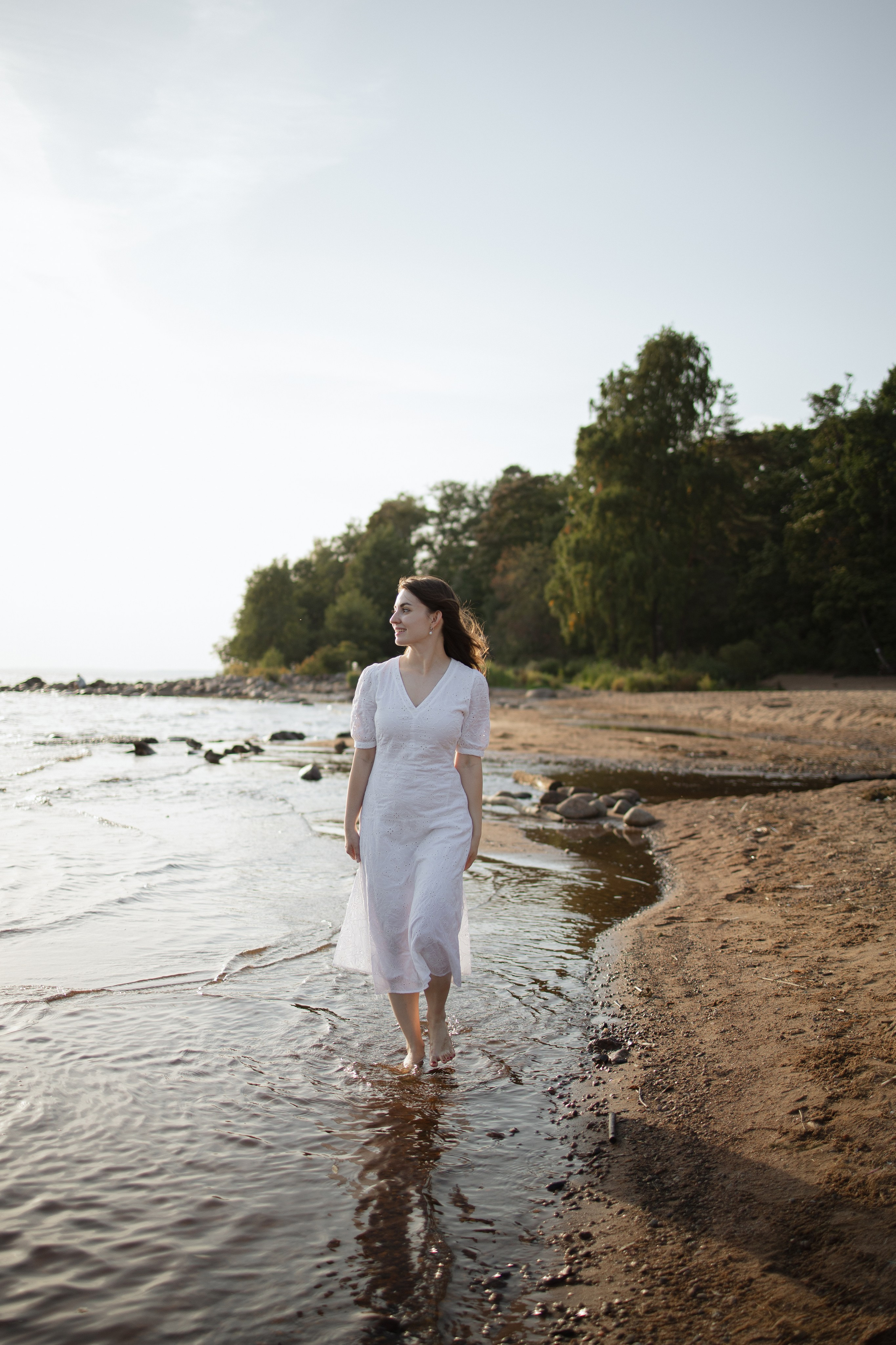 Финский залив в сентябре. Портретный фотограф в Санкт-Петербурге
