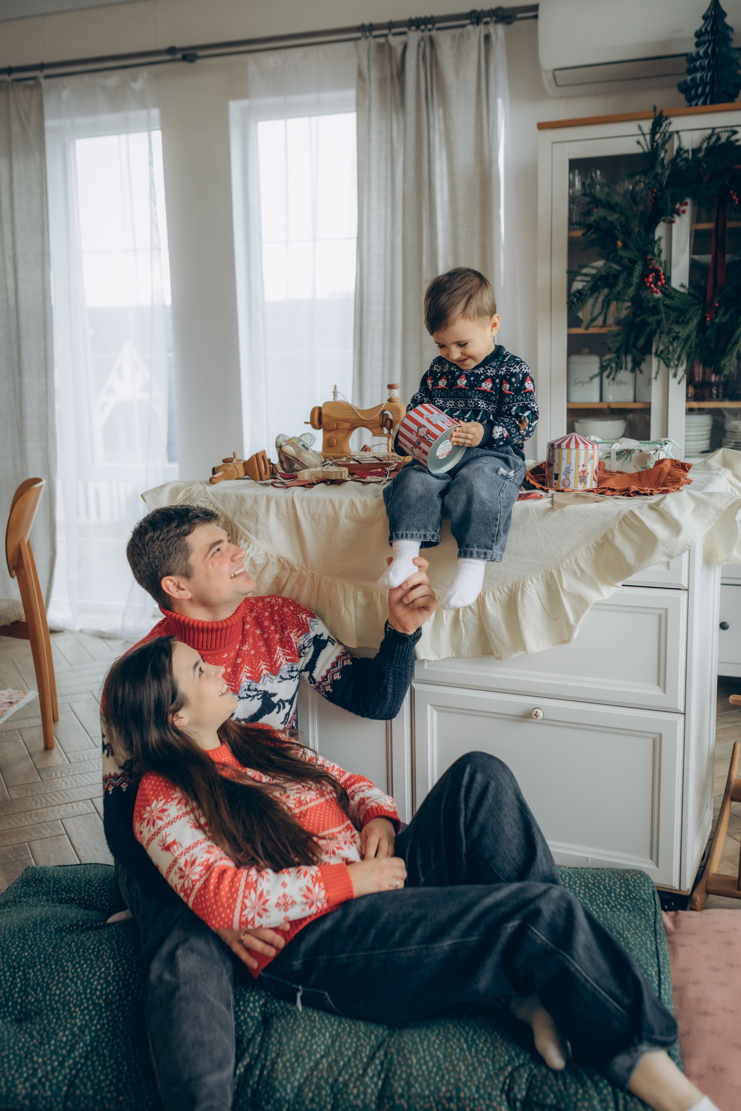 Софья, Сергей и Петя. Семейный фотограф и фотограф на роды в Ростове-на-Дону Мухина Виктория
