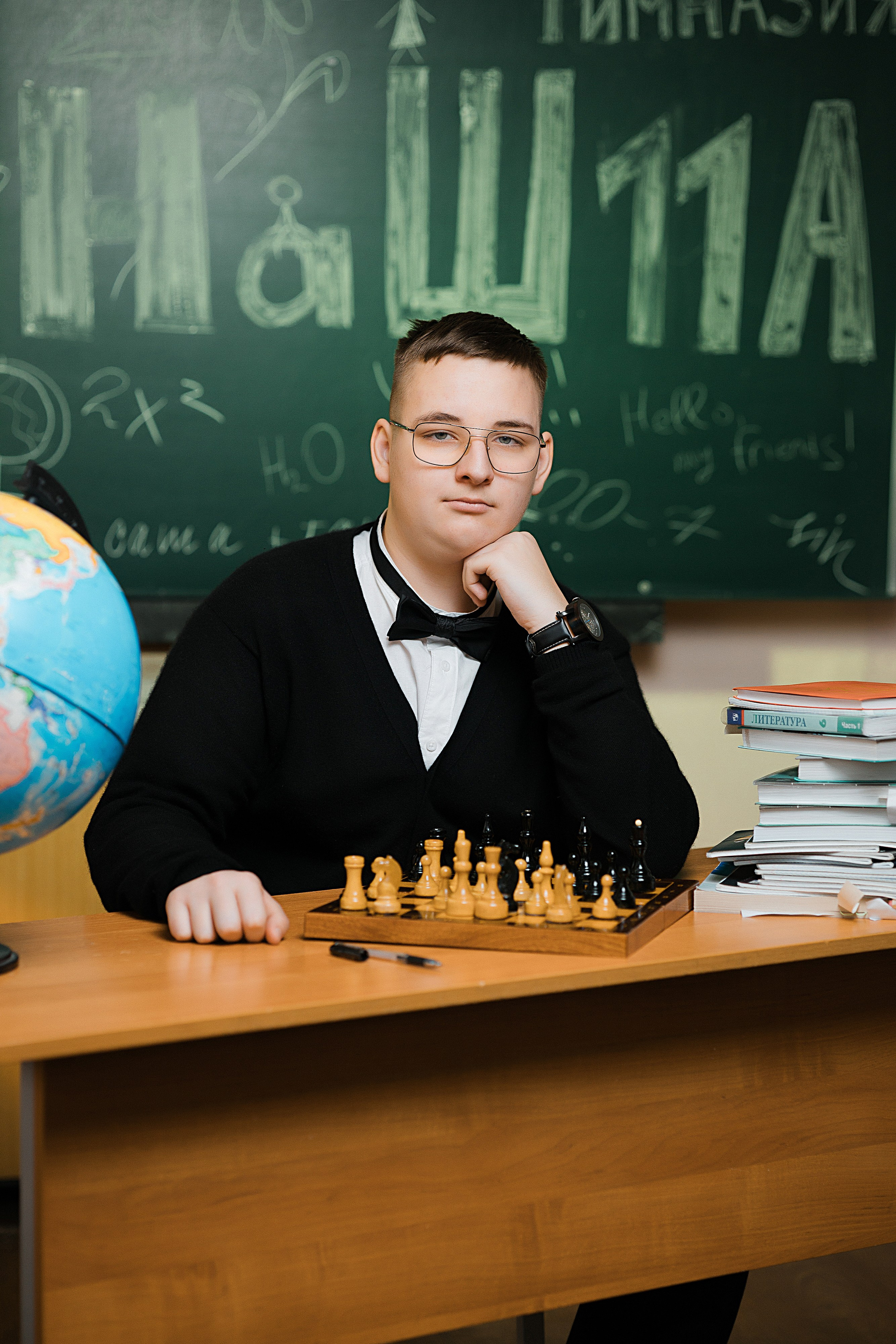 Портретная фотография для выпускника Гимназии Пущино