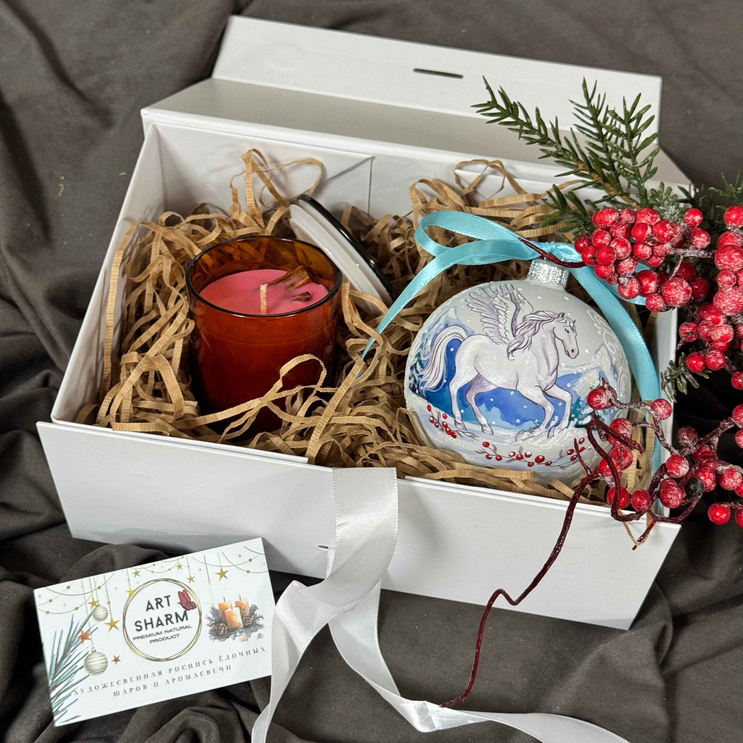Аромасвечи и наборы. Художественная ручная роспись елочных шаров, корпоративные подарки и восковые аромасвечи