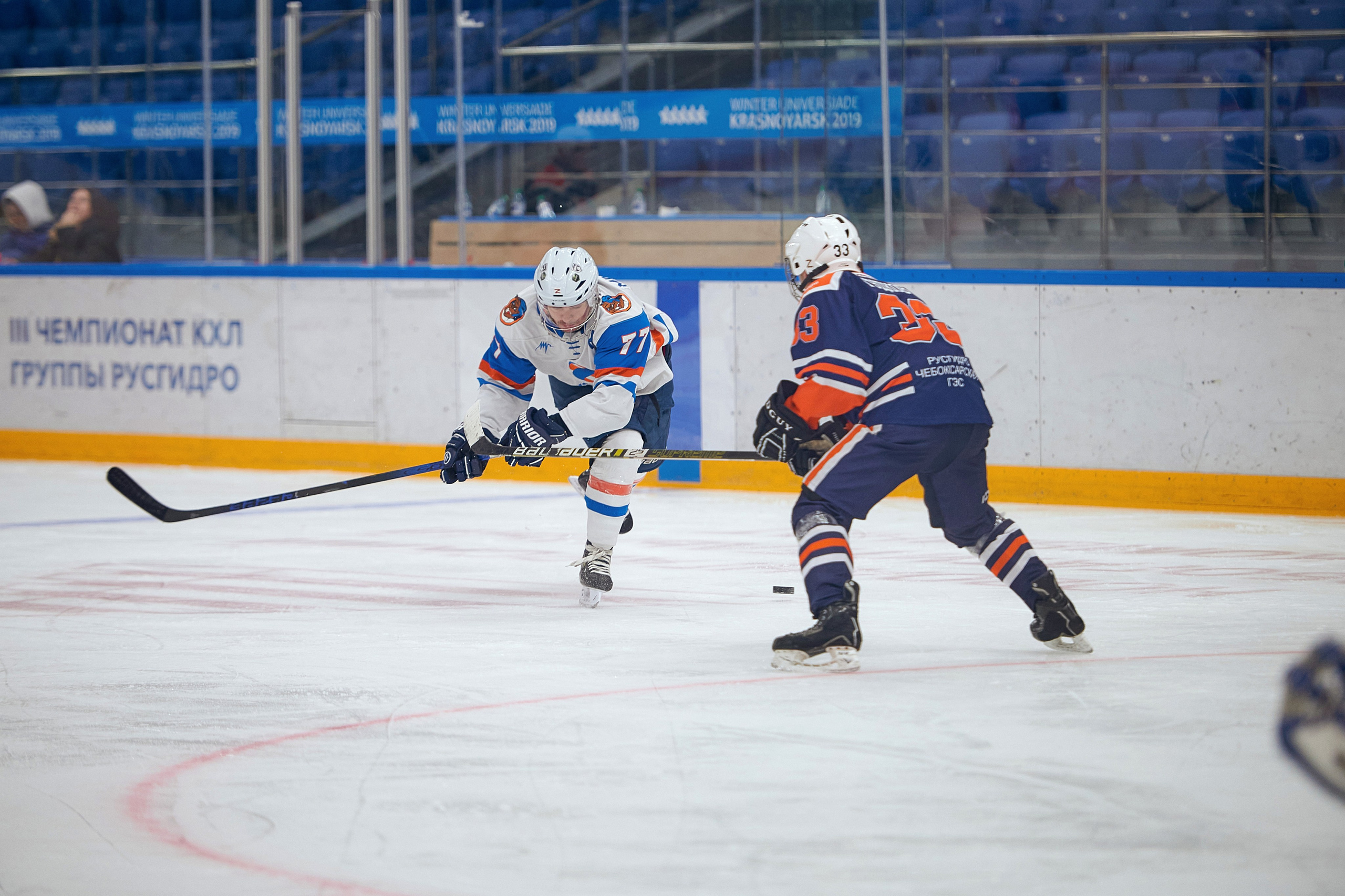 Портфолио репортажной фотосъёмки: Кристалл арена — Хоккей — РусГидро. Фотограф Яковлев Роман — Красноярск
