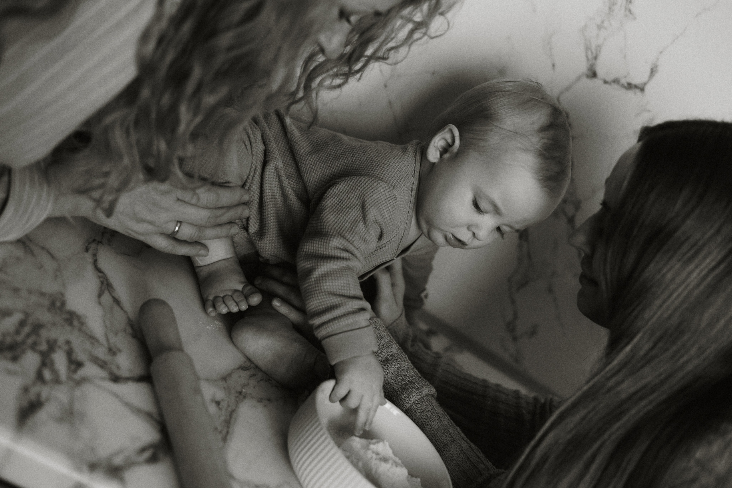 Тимоша с мамой и бабушкой. Фотограф в Кемерово Миллер Анна