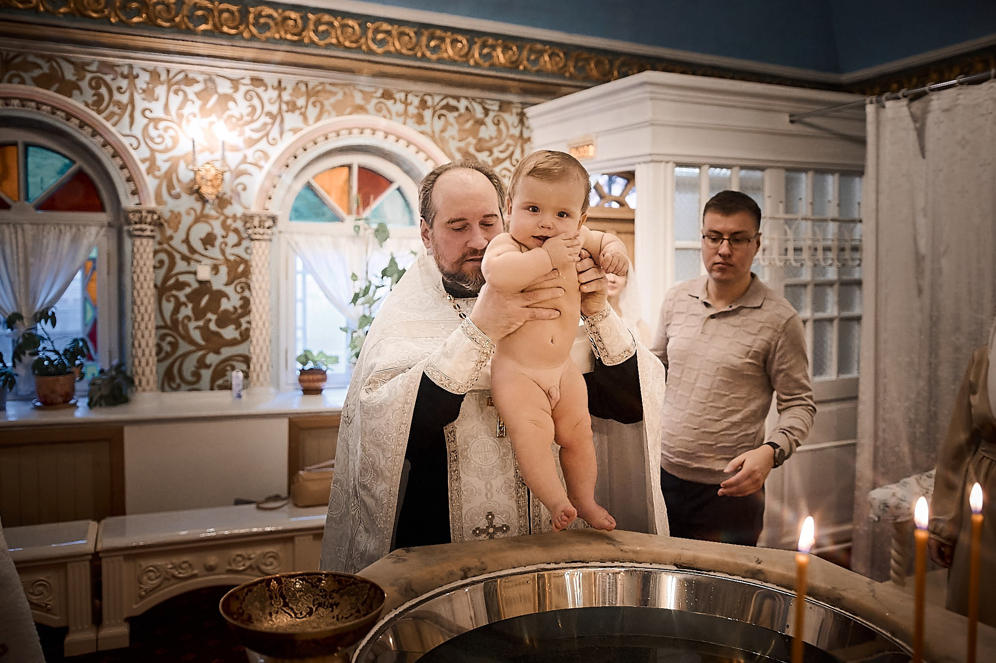 Таинство Крещения Тимофея. Фотограф на Крещение и Венчание в Одинцово