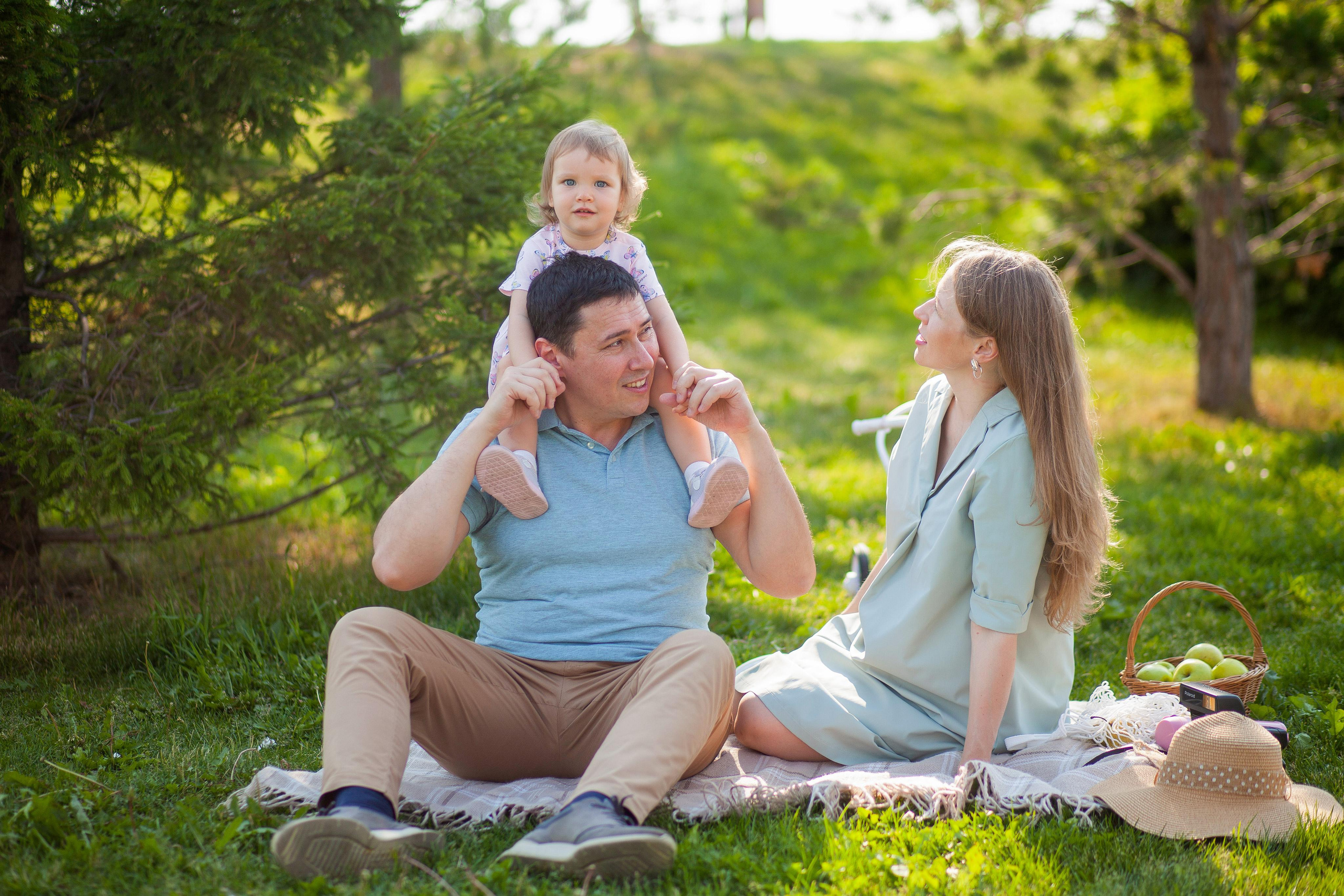 Анна, Дамир и Кира. Семейный фотограф в Екатеринбурге и Красноуфимске Евгения Лягаева