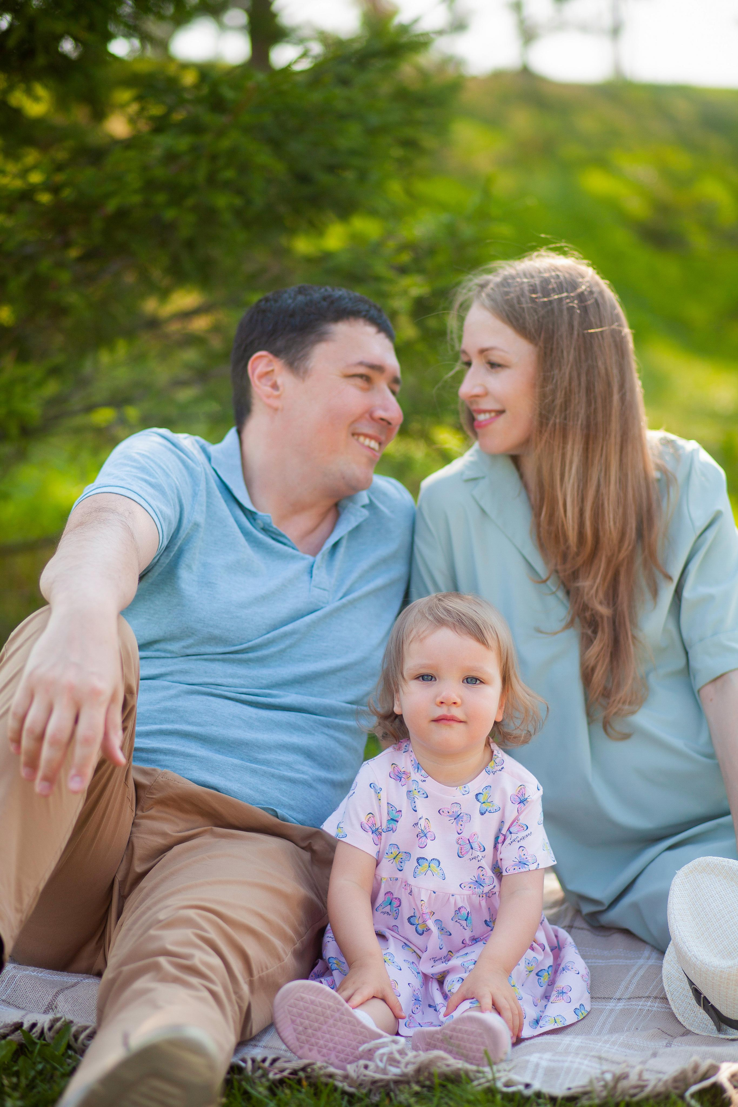 Анна, Дамир и Кира. Семейный фотограф в Екатеринбурге и Красноуфимске Евгения Лягаева