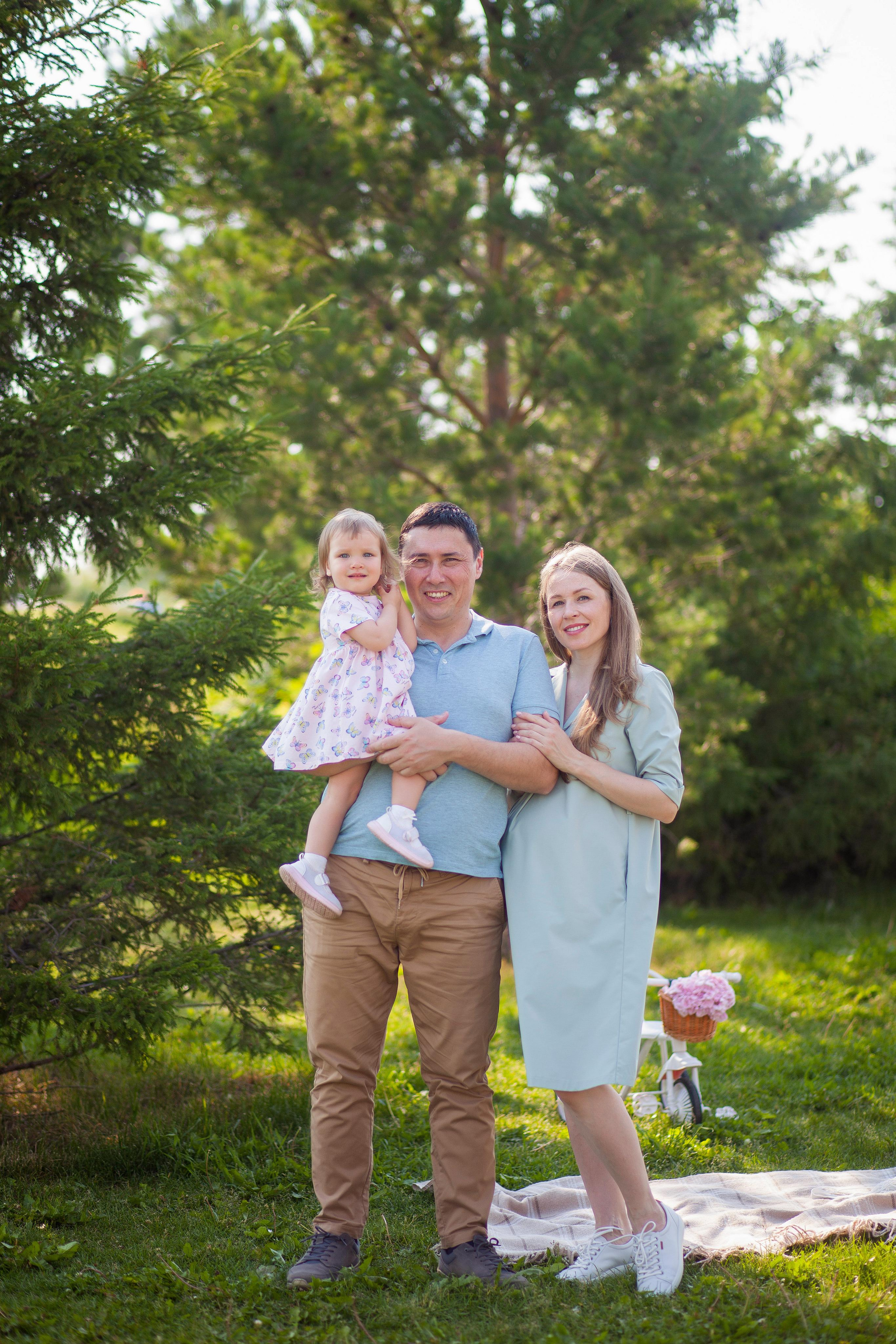 Анна, Дамир и Кира. Семейный фотограф в Екатеринбурге и Красноуфимске Евгения Лягаева