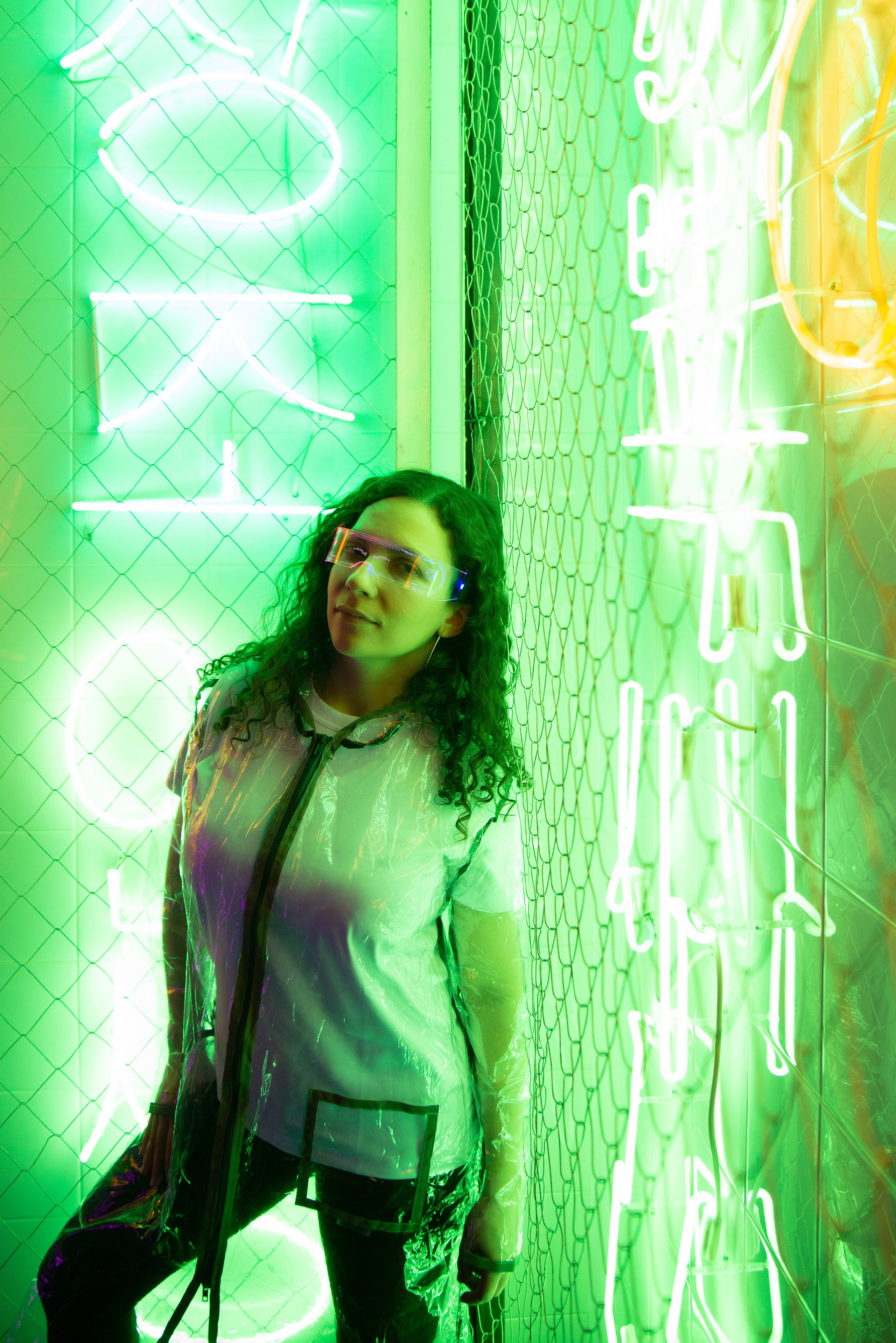 Анна в стиле киберпанк. Фотограф и дизайнер в Москве Екатерина Лобачева