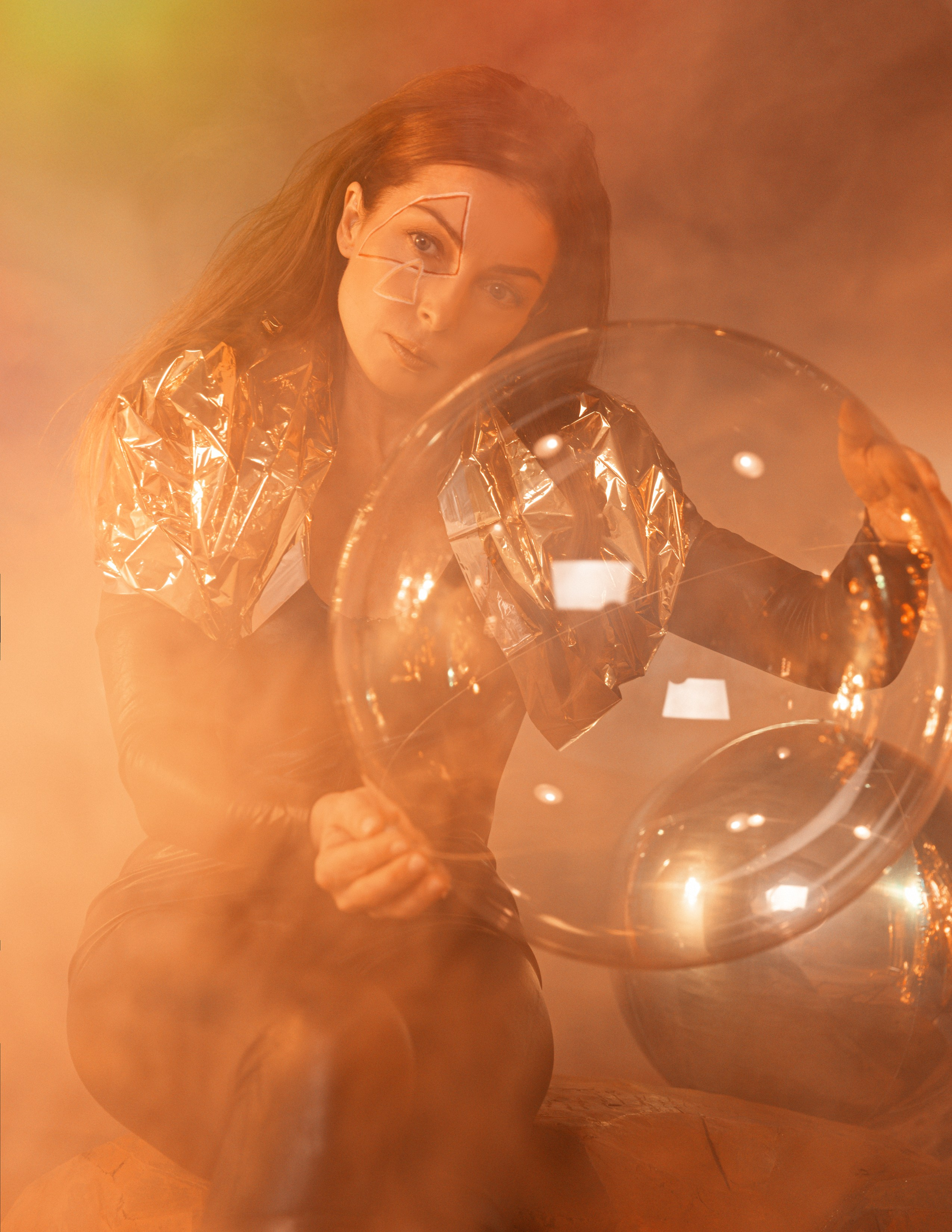 Фотосессия галактическая инопланетная марс. Фотограф Ольга Эмбер