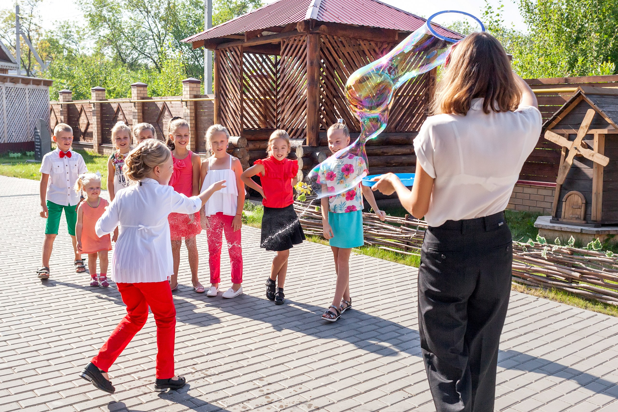 Мыльные пузыри на детском празднике Ульяновск