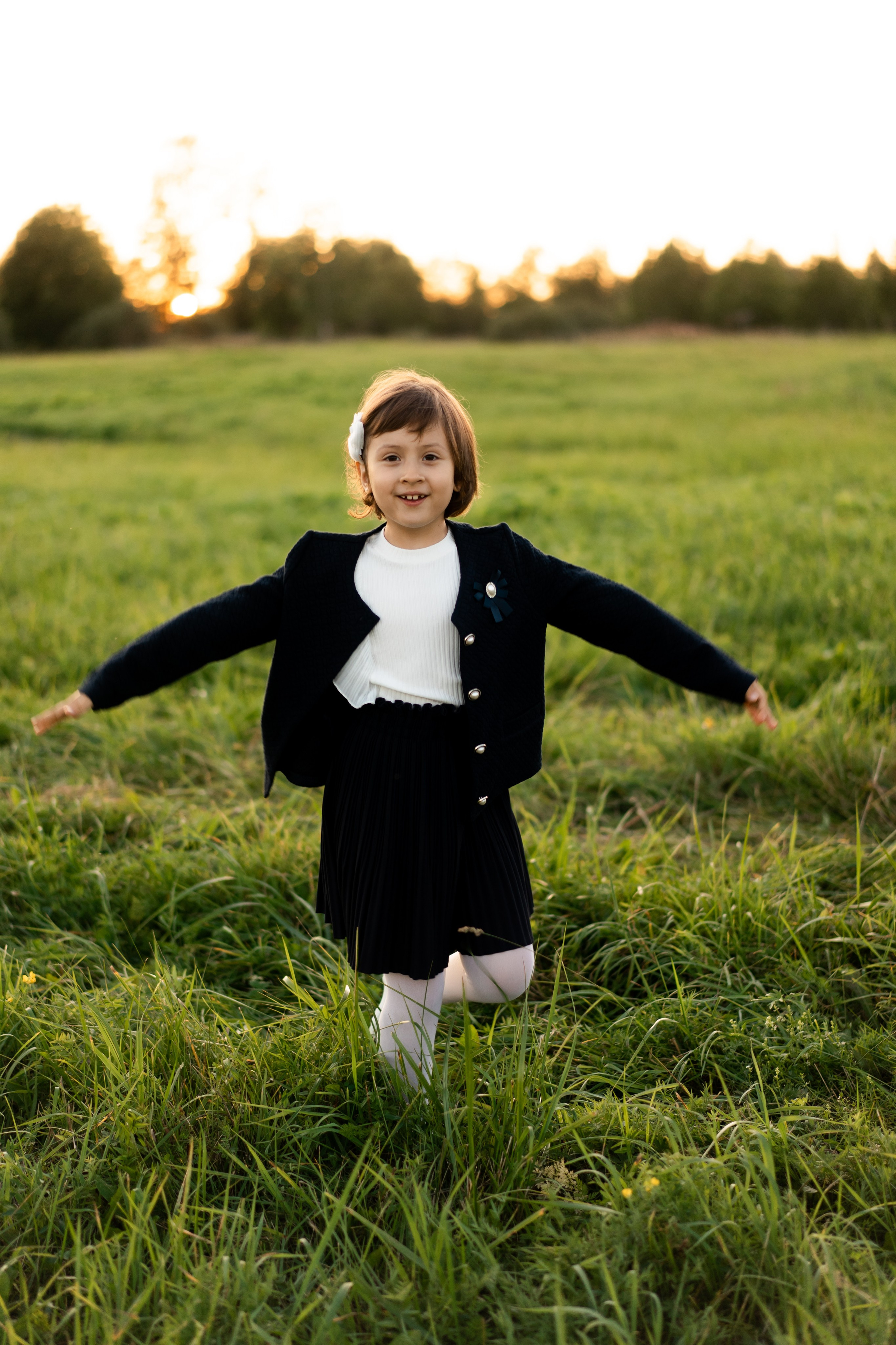 Майя. Первый раз в 1 класс. Семейный и детский фотограф в Санкт-Петербурге Дарина Герчиу