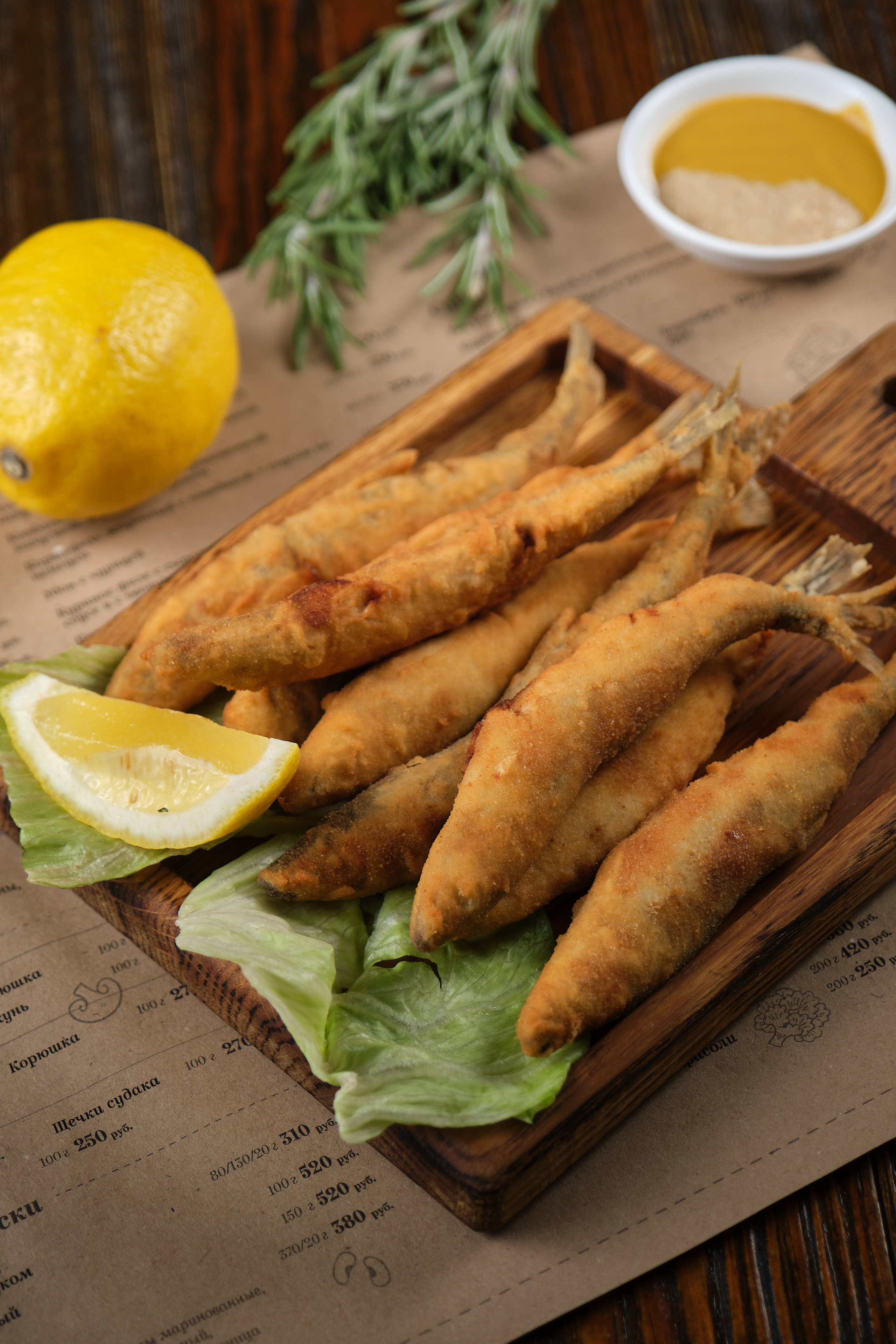 Меню для комплекса «Центральные бани». Профессиональный фотограф Барнаул Анастасия Фримал