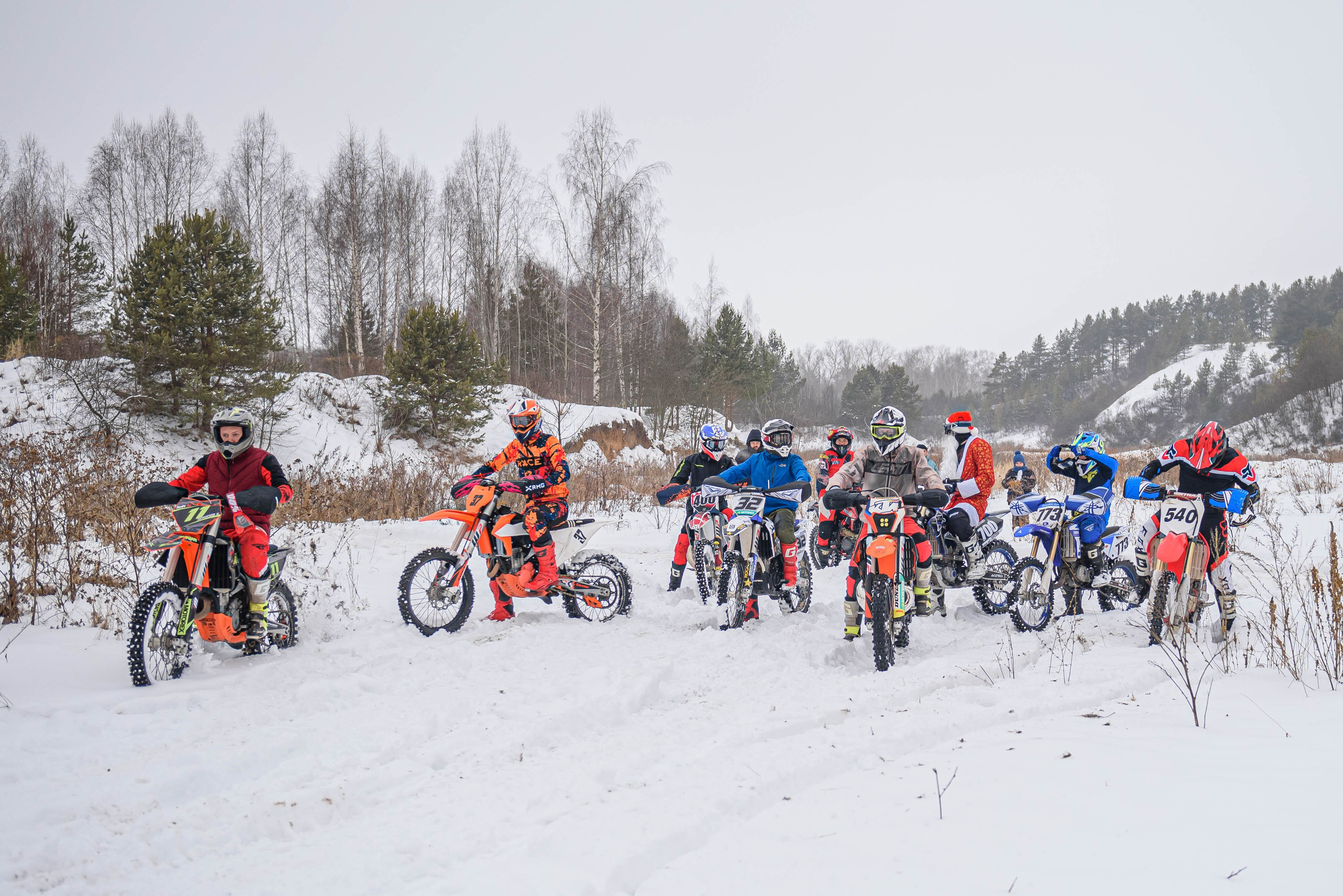 Предновогодняя тренировка в Павлово. Мотофотограф в Нижнем Новгороде Динара Зуйкова