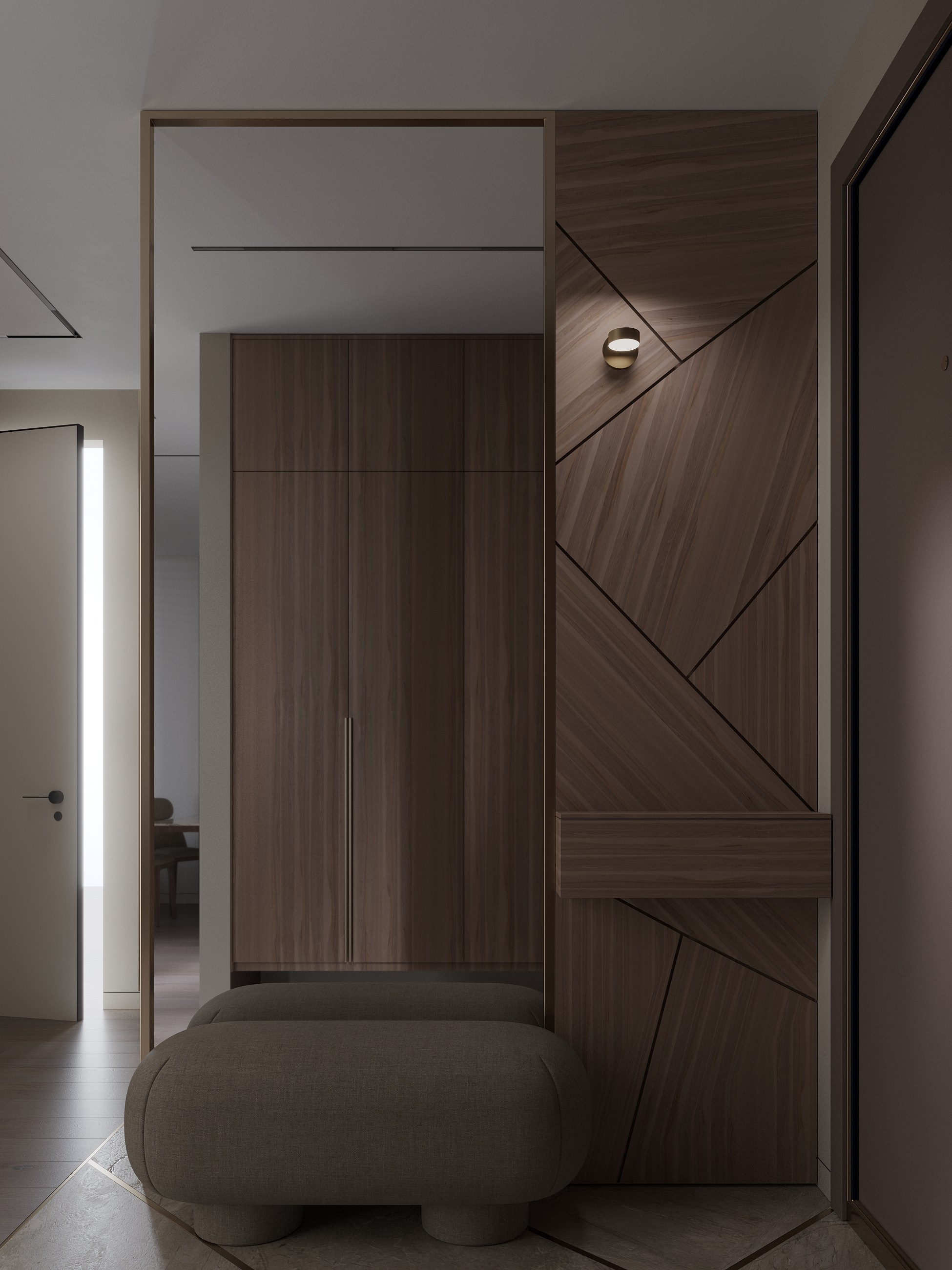 30 m² КУХНЯ-ГОСТИНАЯ. 3d визуализатор