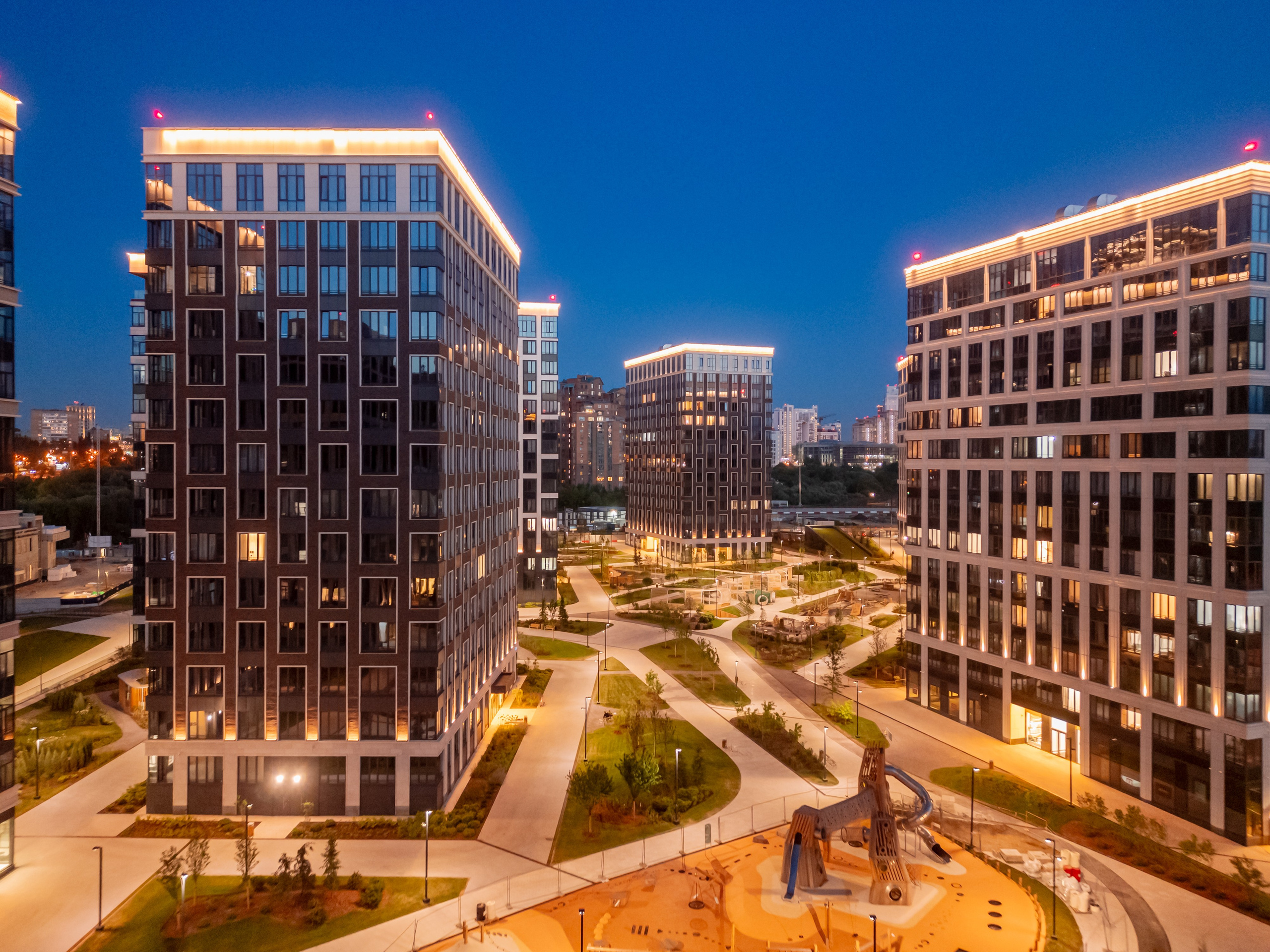 Aerial shoots in architecture. Professional photographer Alexey Nikitin in Moscow